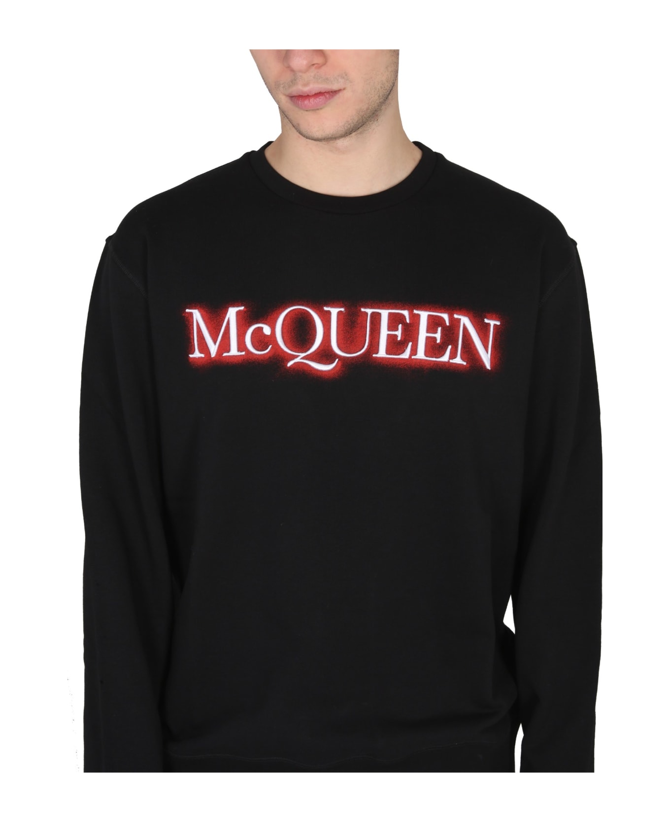 Alexander McQueen Logo Detail Sweatshirt - Black