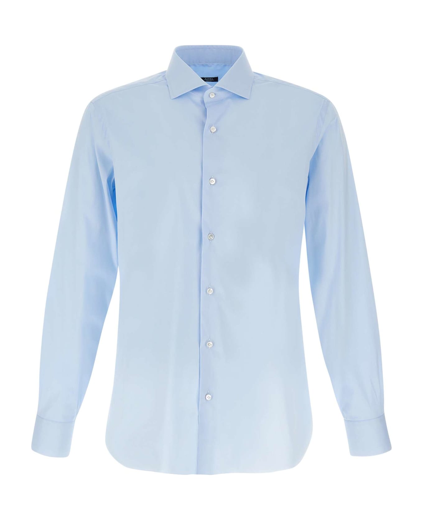 Barba Napoli Cotton Shirt - LIGHT BLUE