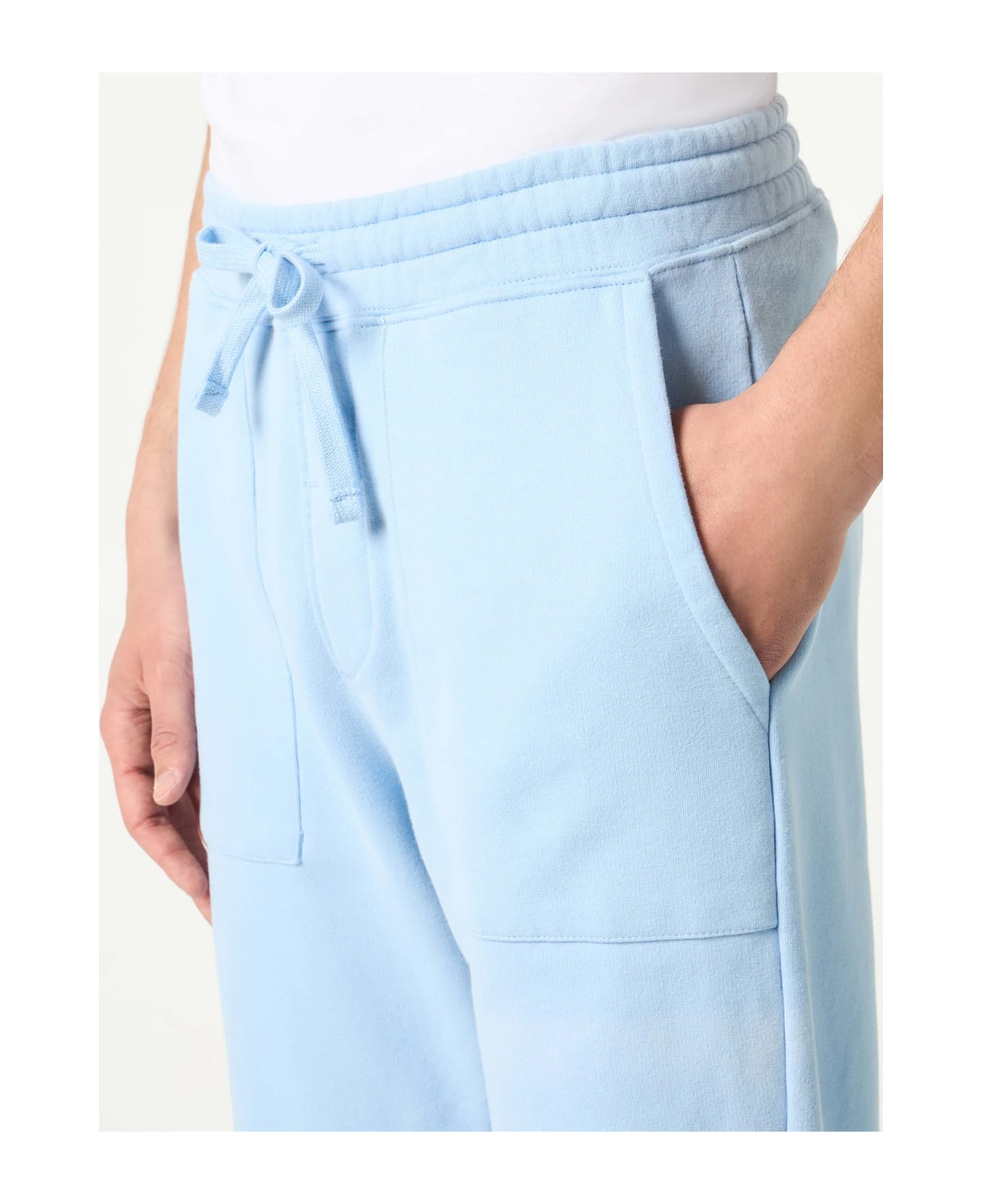 MC2 Saint Barth Light Blue Track Pants | Pantone Special Edition - BLUE