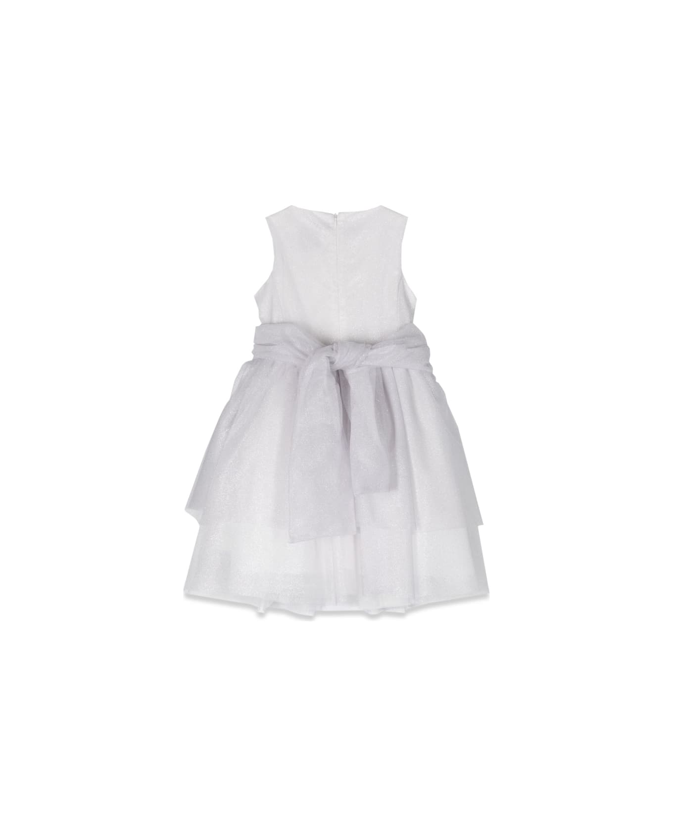 Simonetta Woven Dress - SILVER
