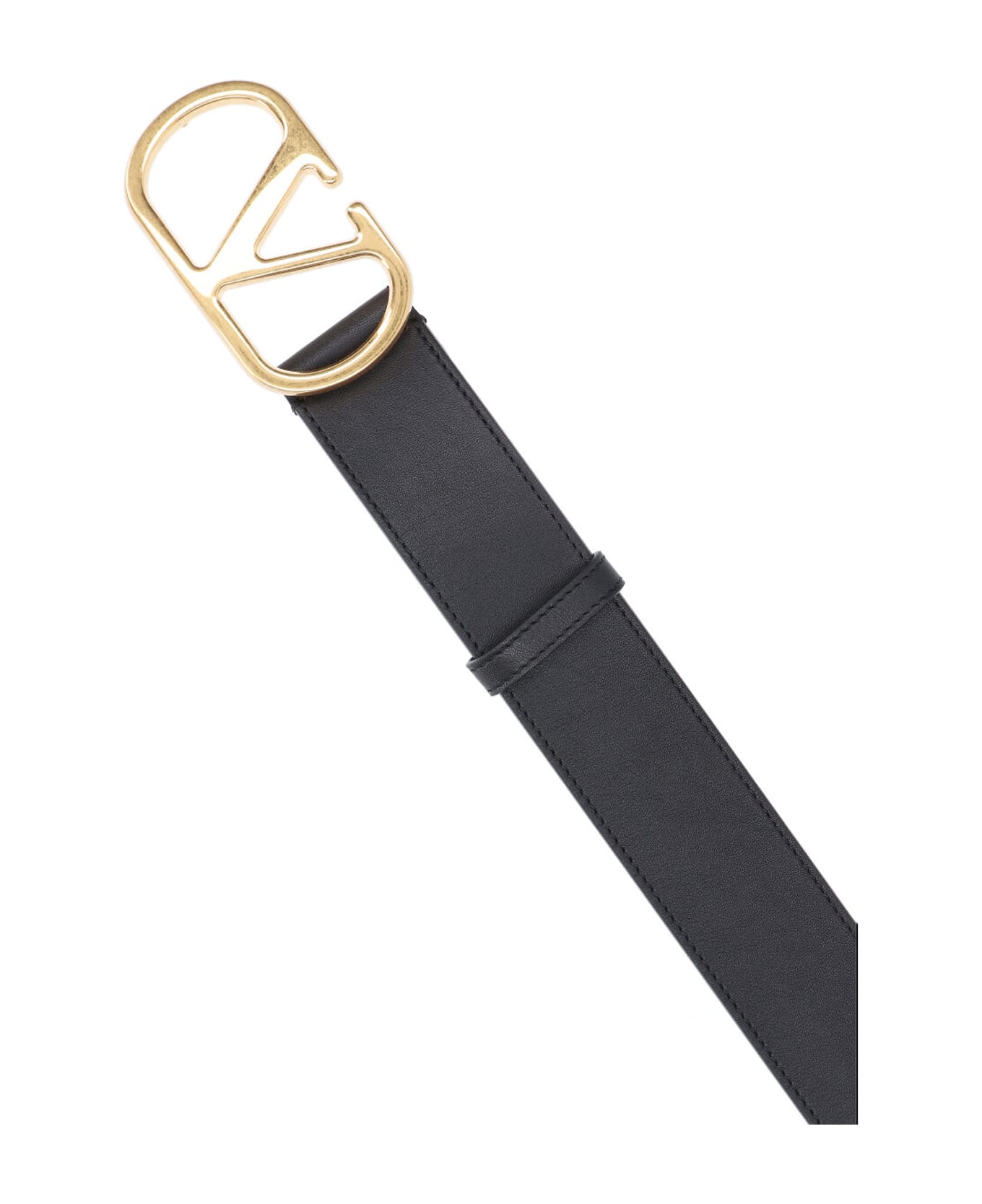Valentino Garavani "vlogo Signature" Belt - Black  