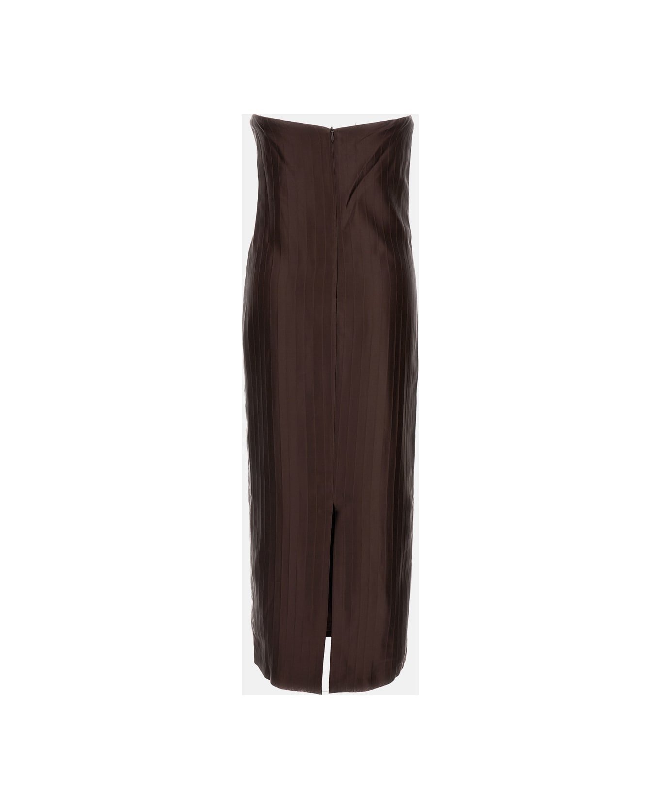Loulou Studio Giulia Sleeveless Dress - Brown