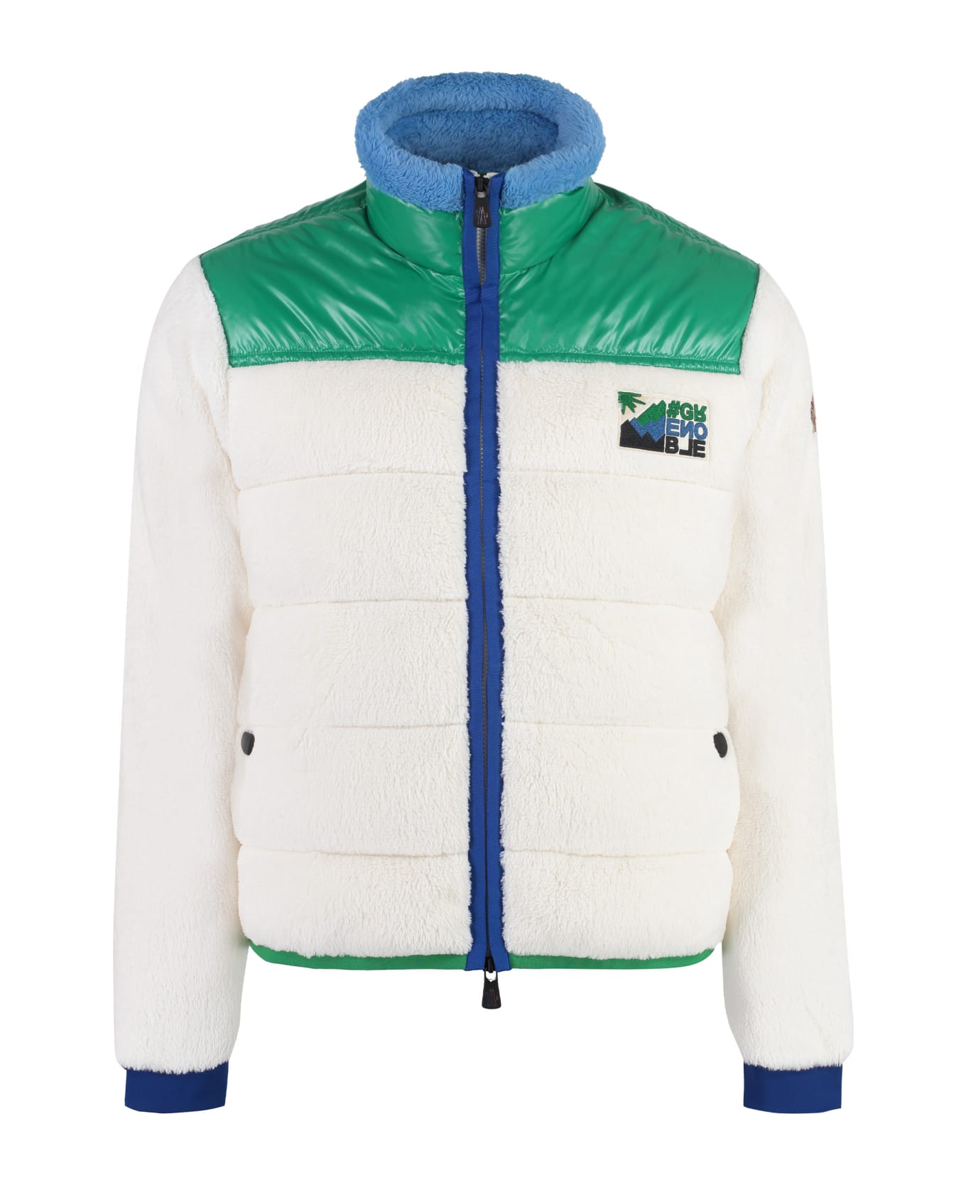 Moncler Grenoble Cardigan With Padded Front Panel - MultiColour