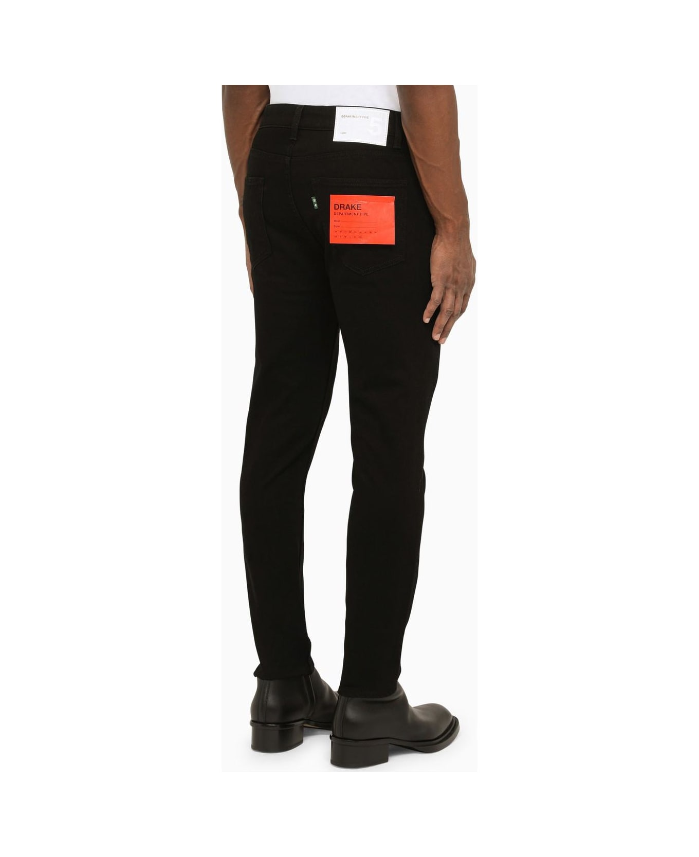 Department Five Drake Black Slim Jeans - Black
