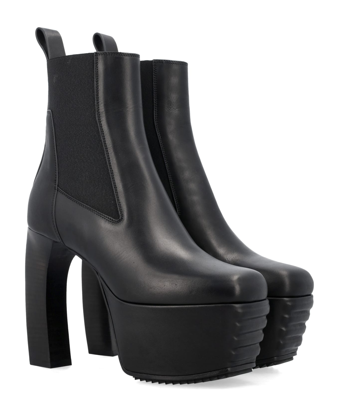 Rick Owens Beatle Banana Boots - BLACK