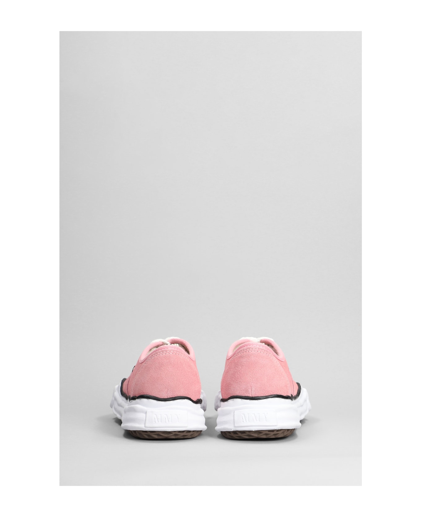 Mihara Yasuhiro Baker Sneakers In Rose-pink Suede - rose-pink