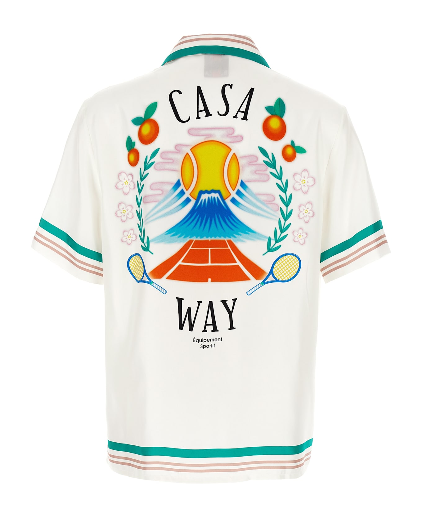 Casablanca 
cuban Collar
 Shirt - Multicolor