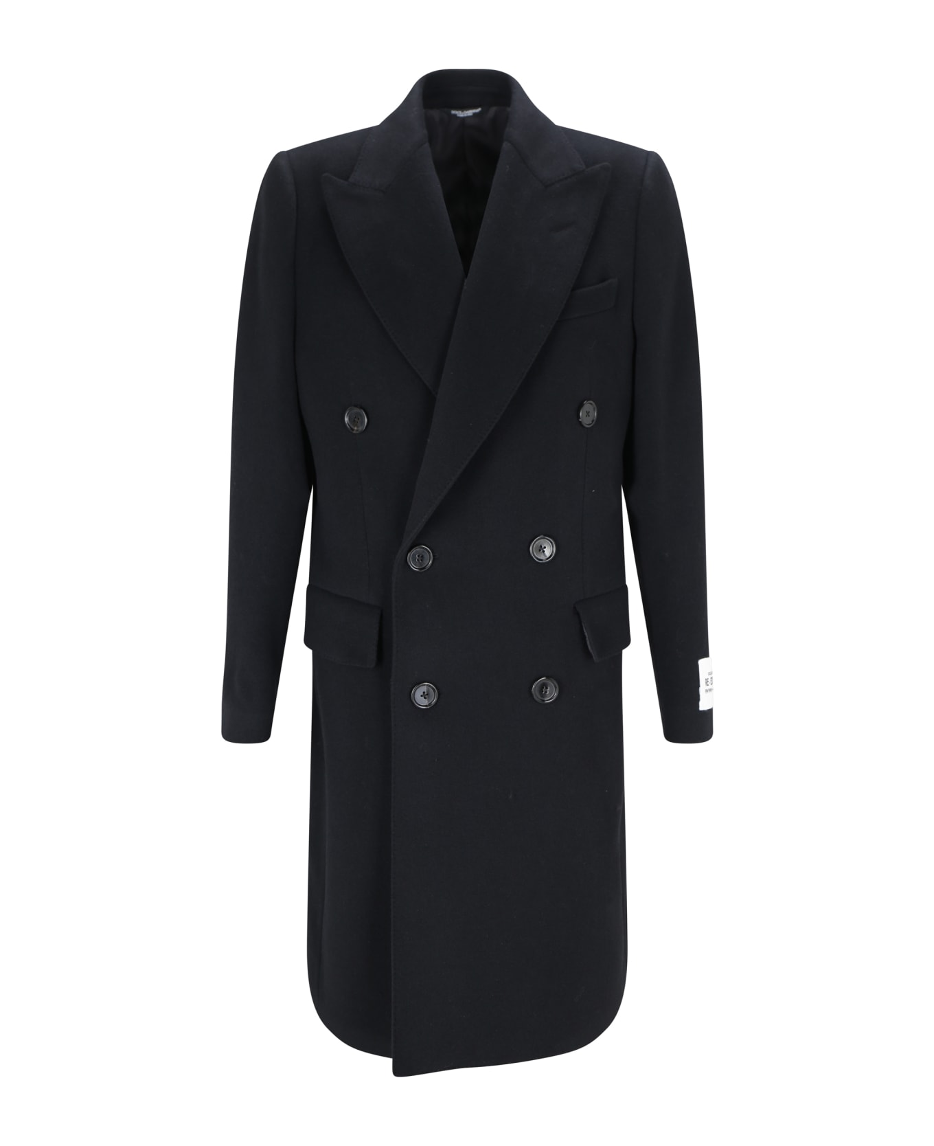 Dolce & Gabbana Re-edition Wool Blend Coat - Black