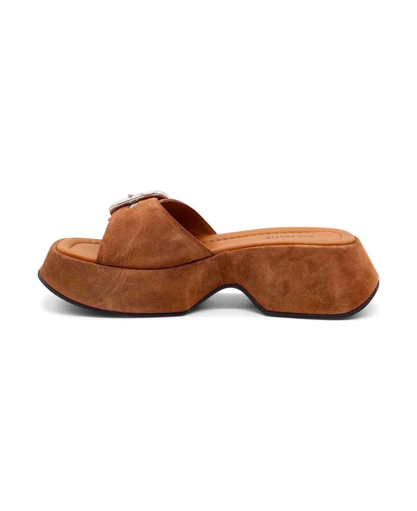 Vic Matié Suede Sandal With Buckle - STEPPE