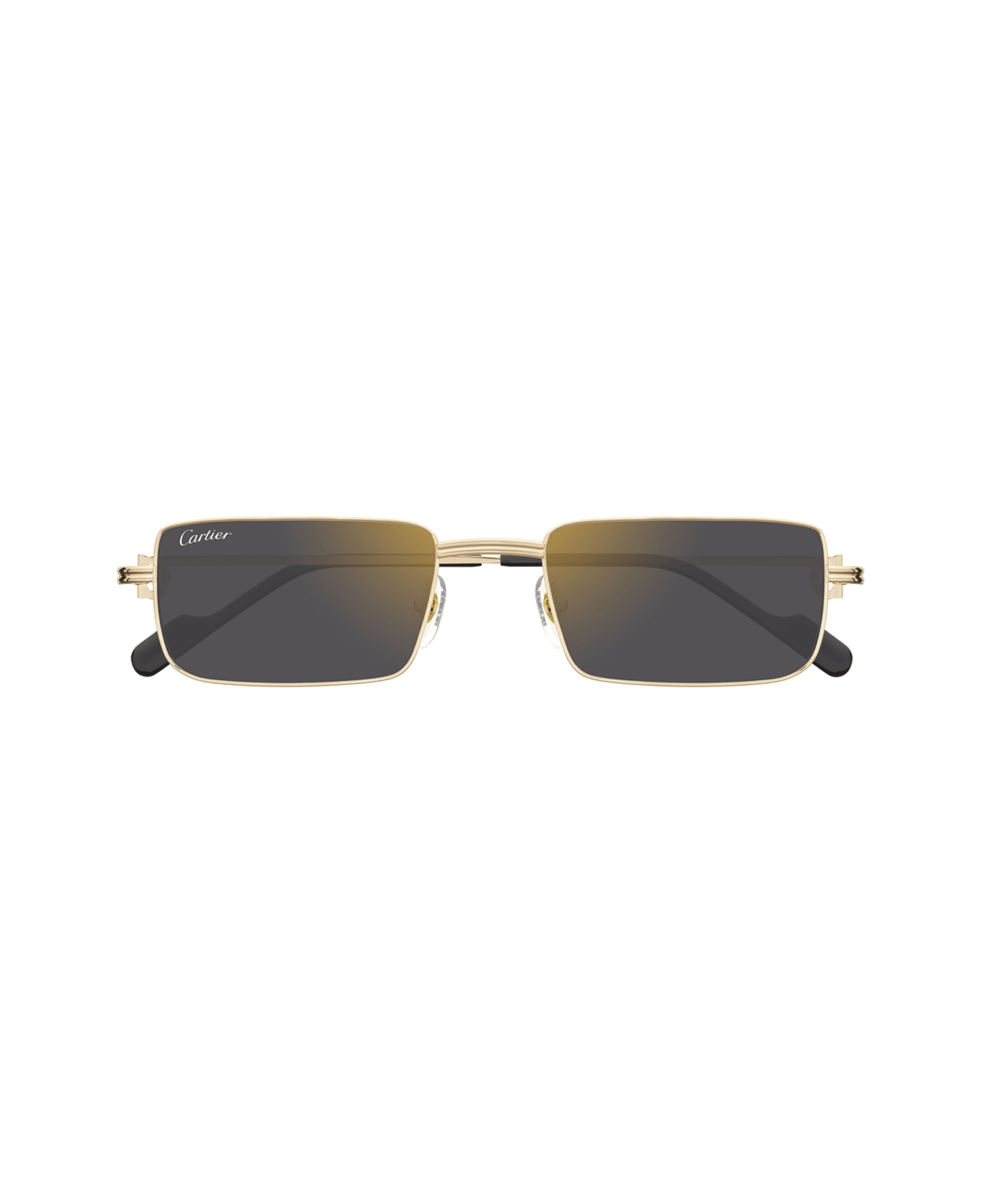 Cartier Eyewear Cartier Ct0501s Premie Re De Cartier 005 Gold Grey Sunglasses - Oro