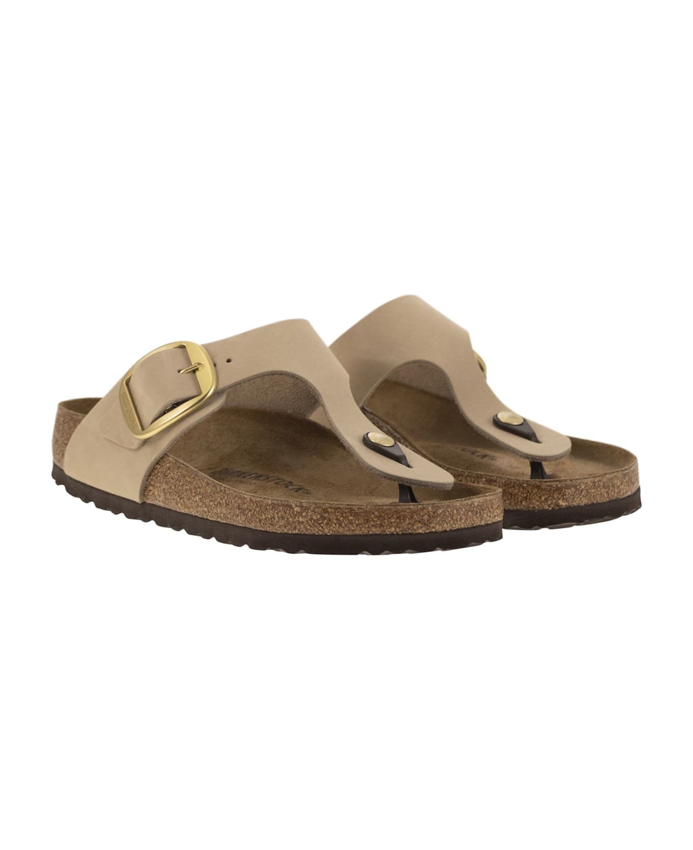 Birkenstock Gizeh Big Buckle - Flip-flops With Buckle - Sand