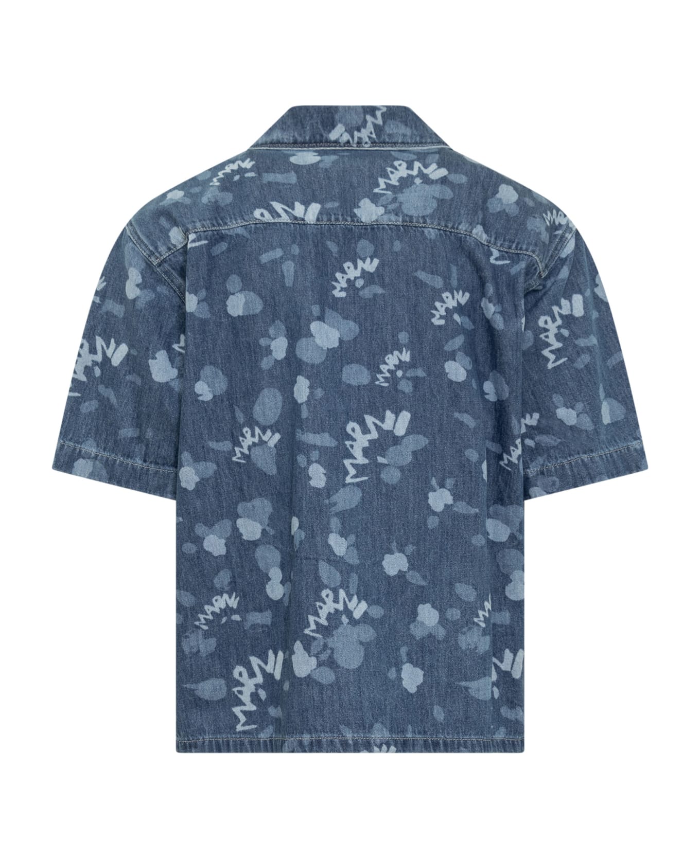 Marni Dripping Shirt - IRIS BLUE シャツ