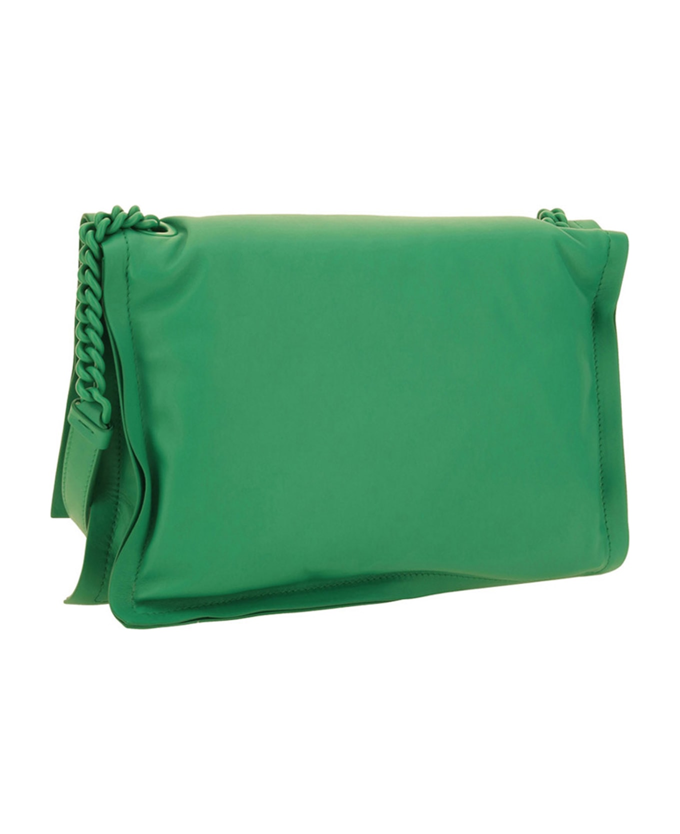 Ferragamo Viva Bow Leather Crossbody Bag - Green