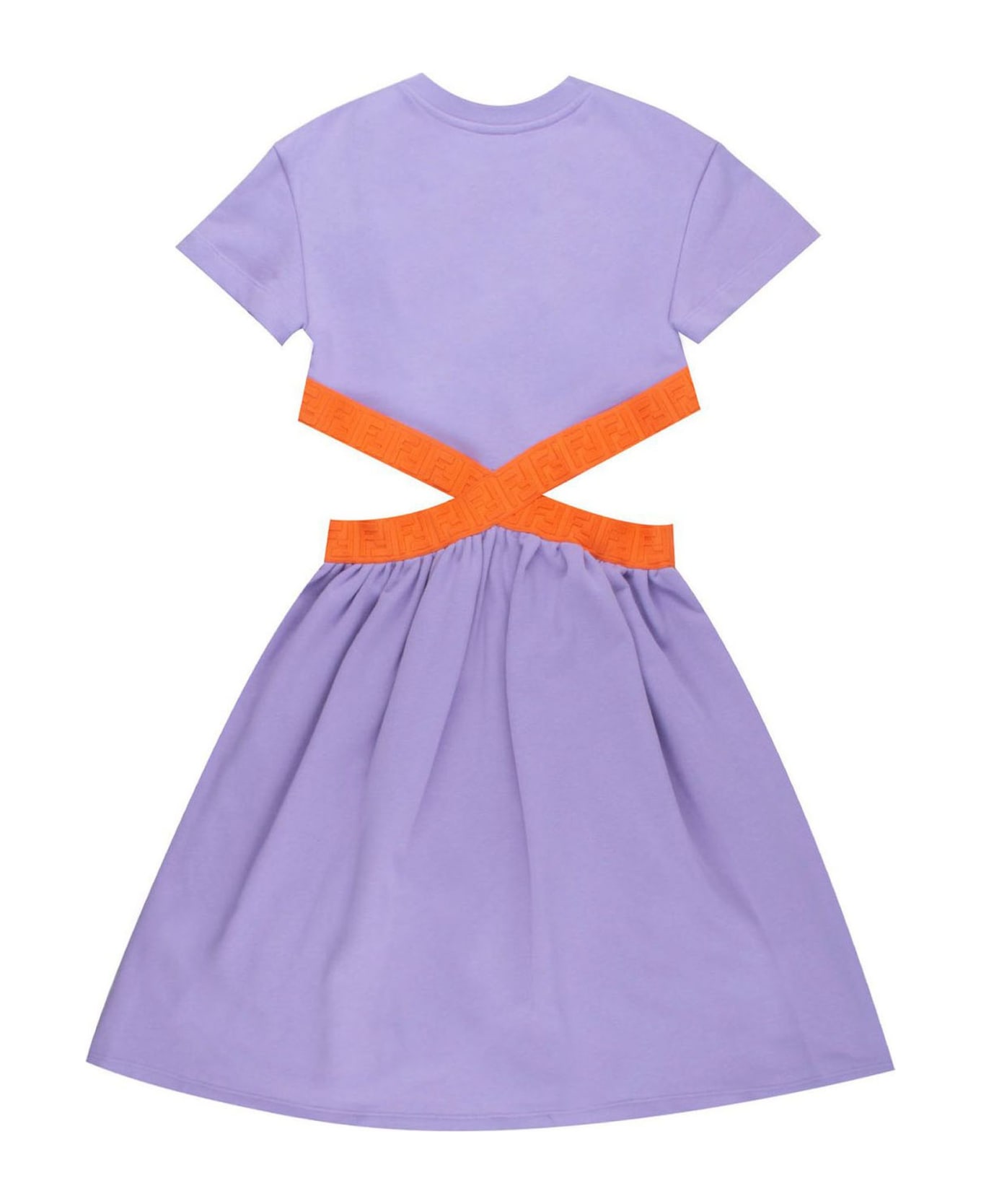 Fendi Purple Cotton Dress - Viola