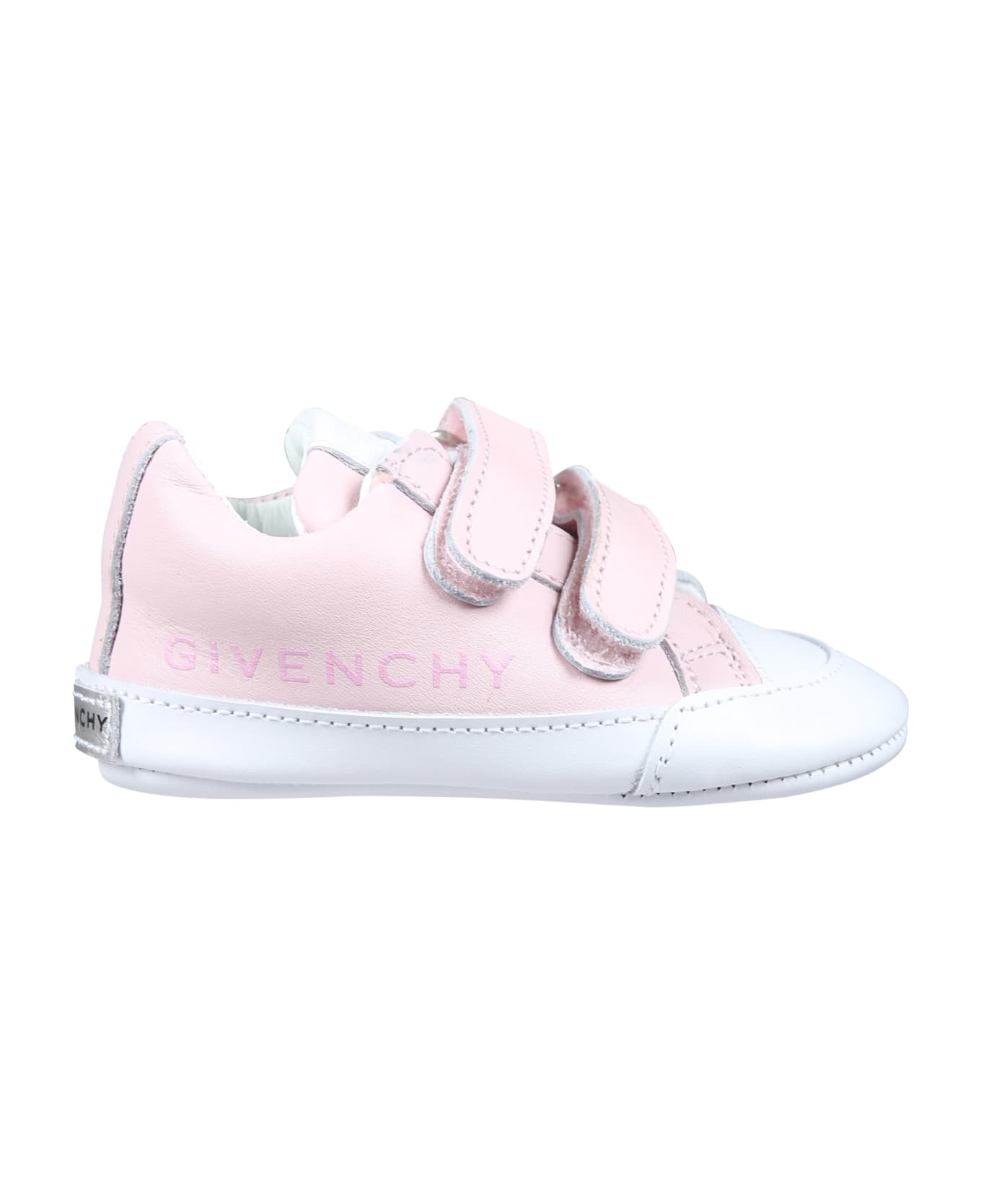 Givenchy Pink Sneakers For Baby Girl With Logo - Pink シューズ