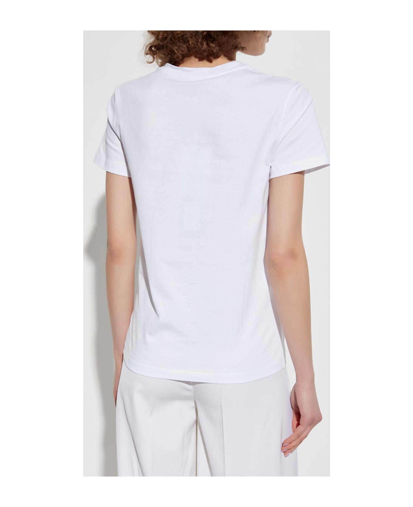 Max Mara T-shirt With Pocket - White