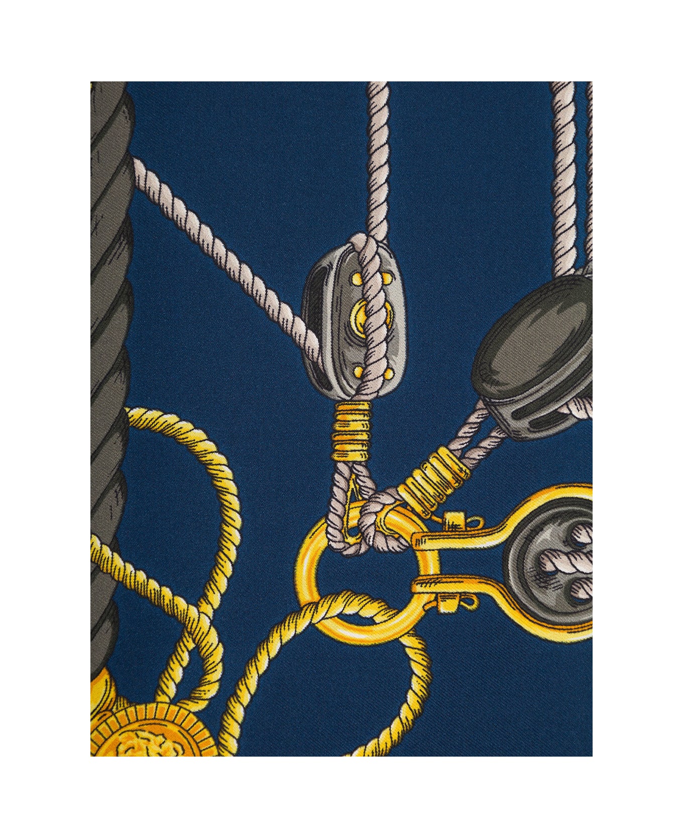 Versace Nautical Print - Blu スカーフ