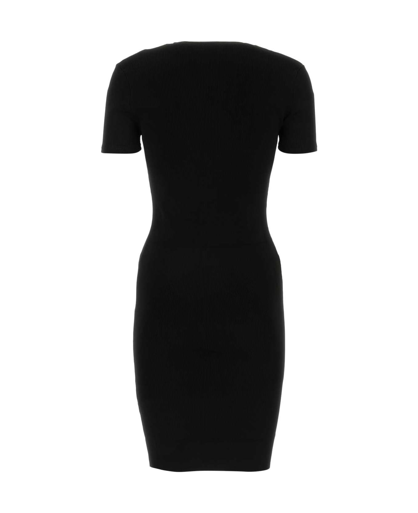 Givenchy Black Stretch Viscose Blend Mini Dress - BLACK