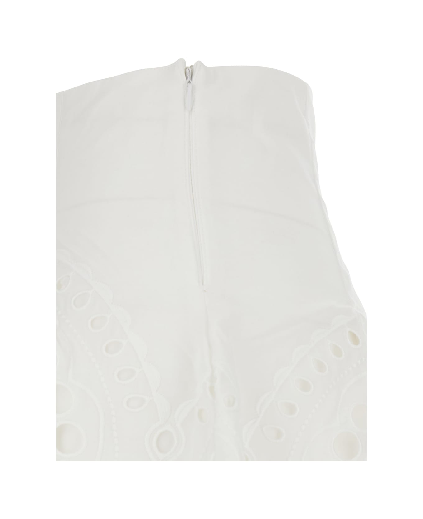 Charo Ruiz Short Skirt Sail - White