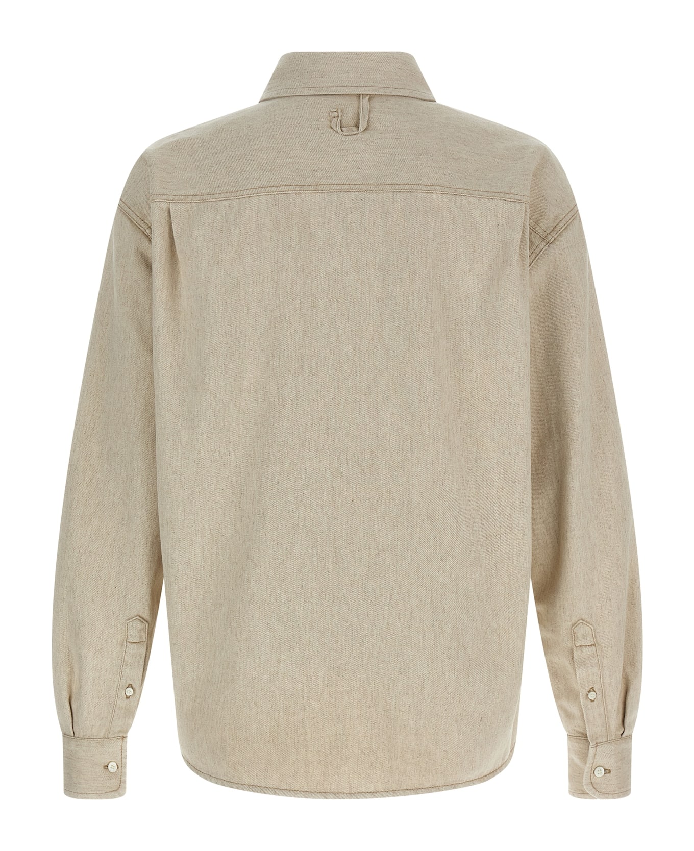 Jacquemus 
la Chemise De-nîmes Simon
 Shirt - Beige