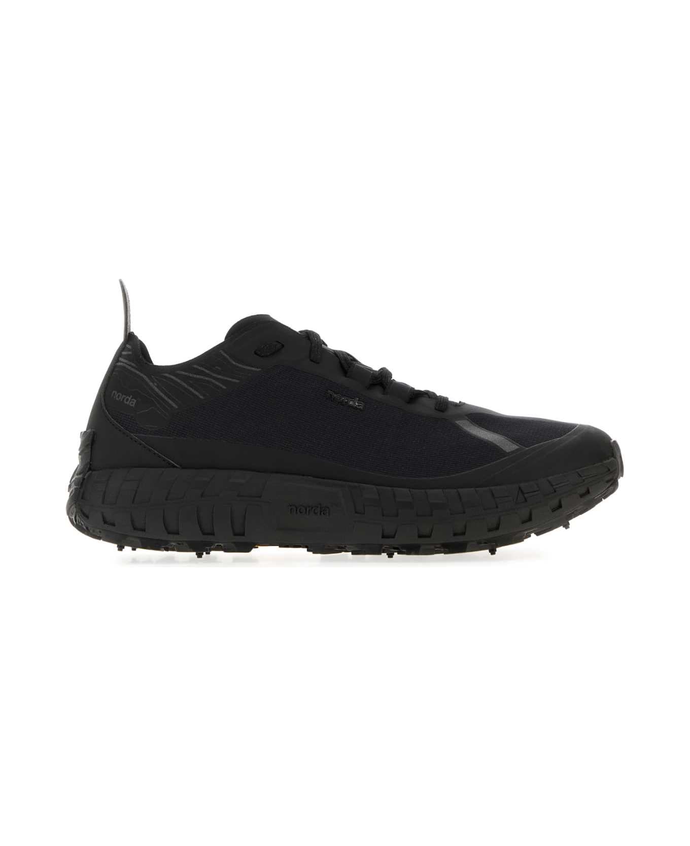 Norda Black Canvas 001a Sneakers - STEALTHBLACK