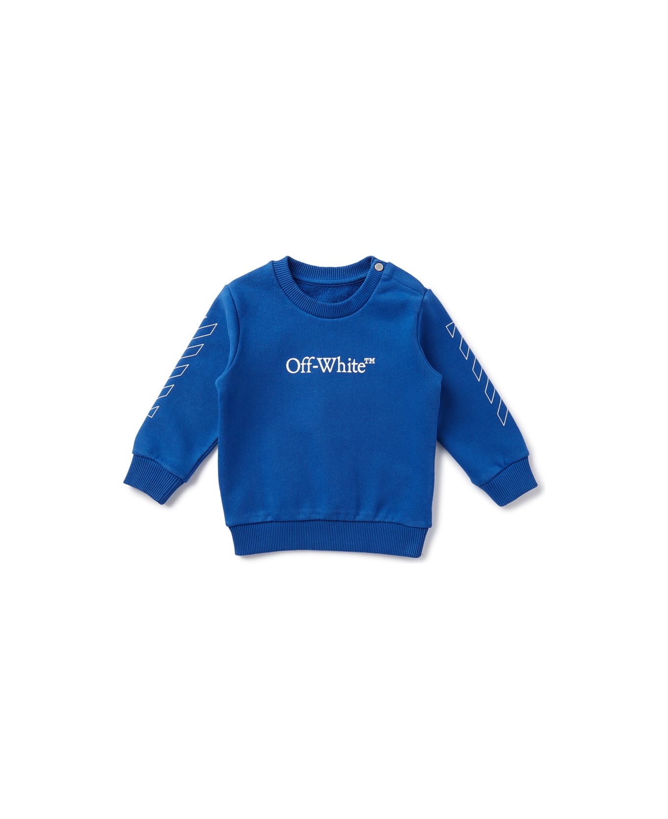 Off-White Bookishdiagcrewneck - BLUE