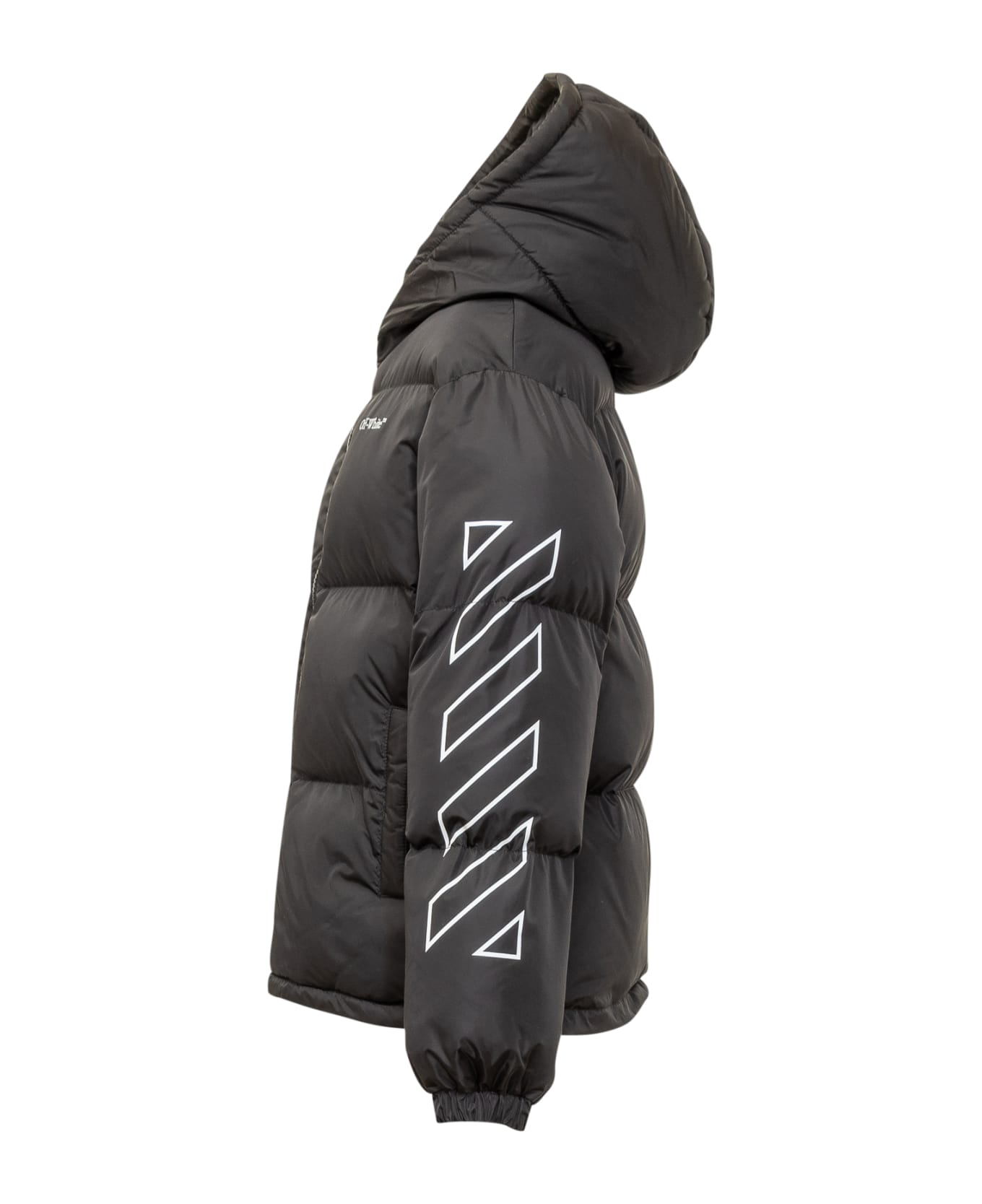 Off-White Down Jacket - BLACK WHITE