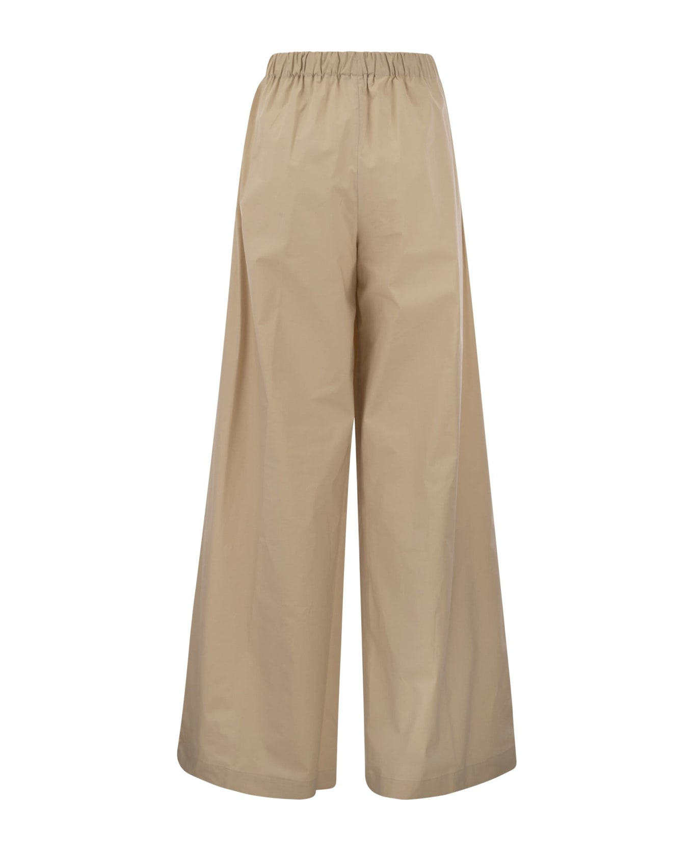 Antonelli Steven - Stretch Cotton Loose-fitting Trousers - Beige