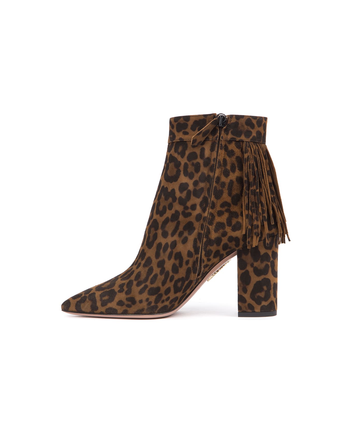 aquazzura leopard boots