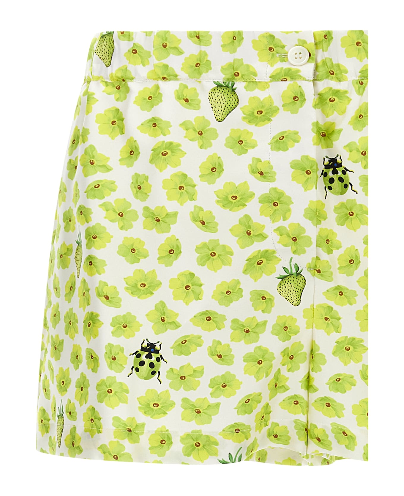 Versace 'strawberry Garden' Shorts - Multicolor