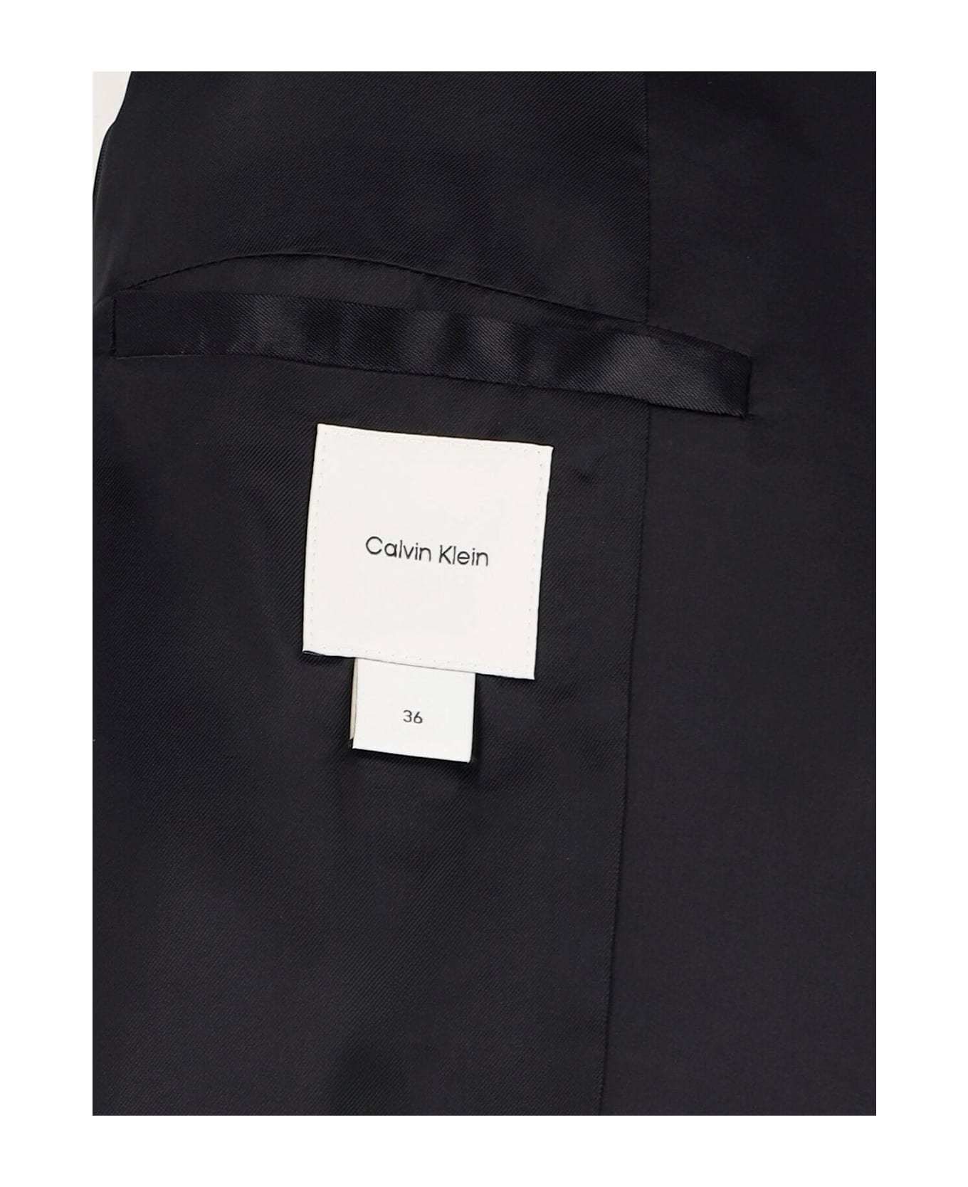 Calvin Klein Blazer Crop - Black