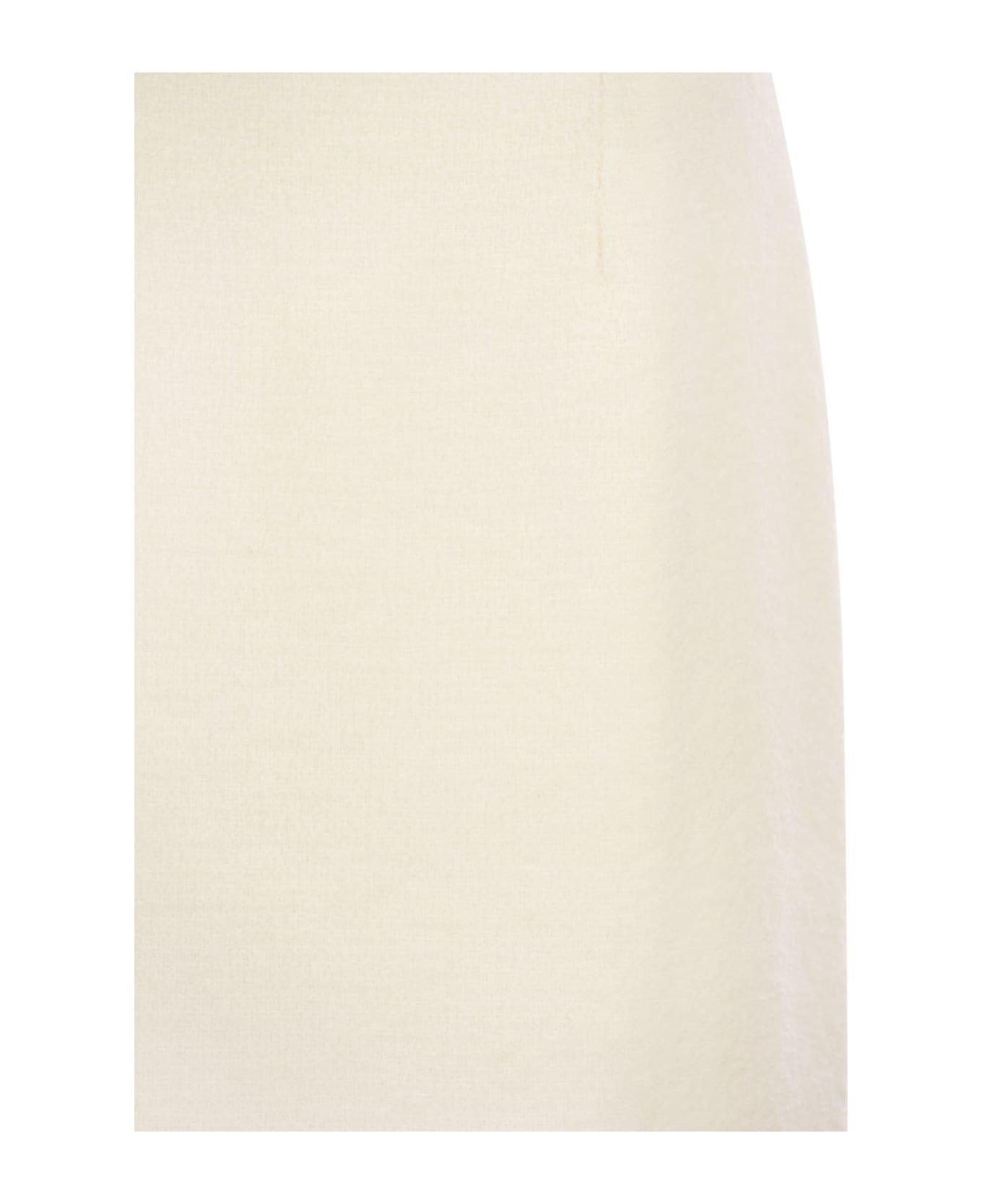 Tagliatore May - Sponge Miniskirt - White