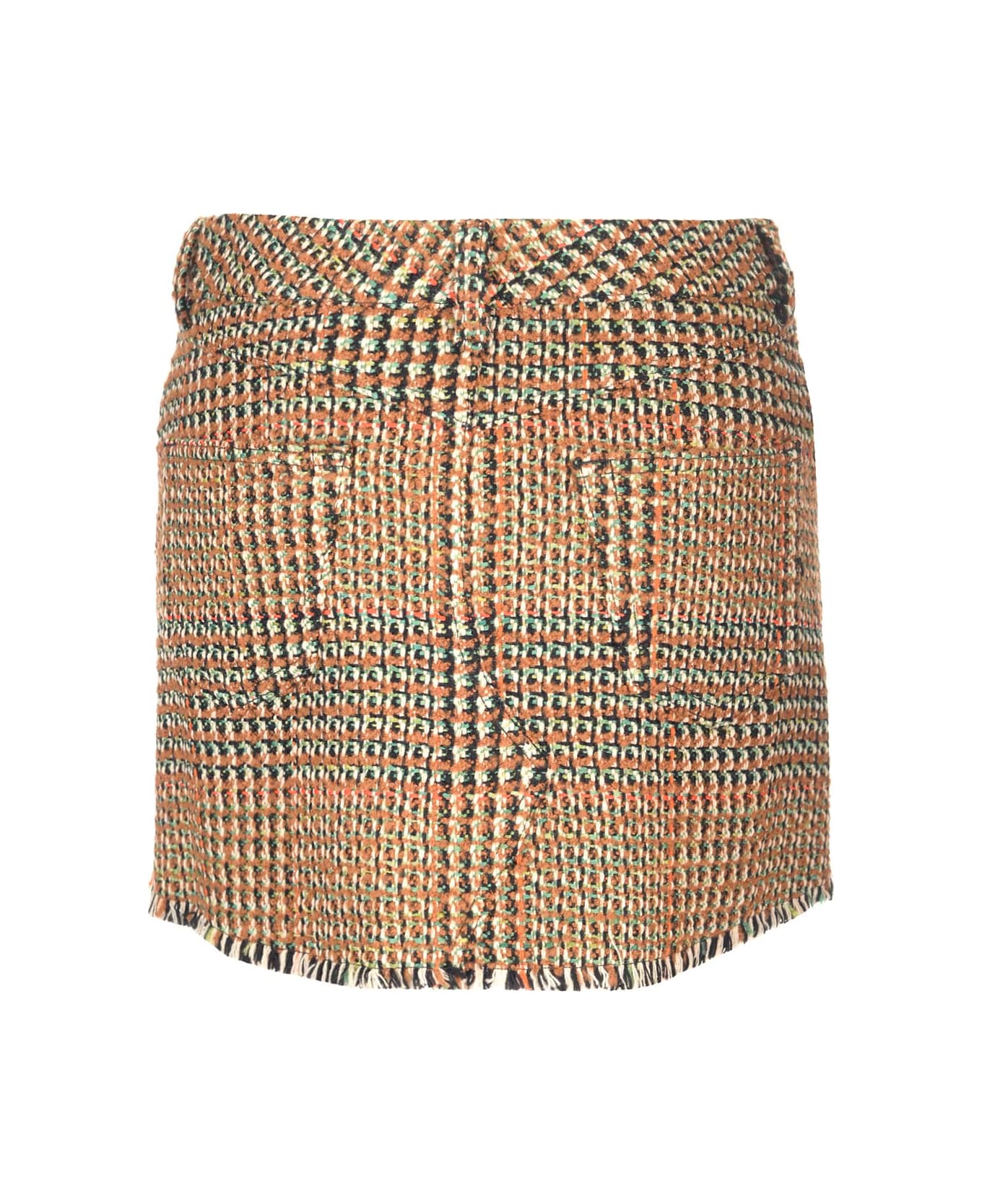 Stella McCartney Tweed Miniskirt - Camel