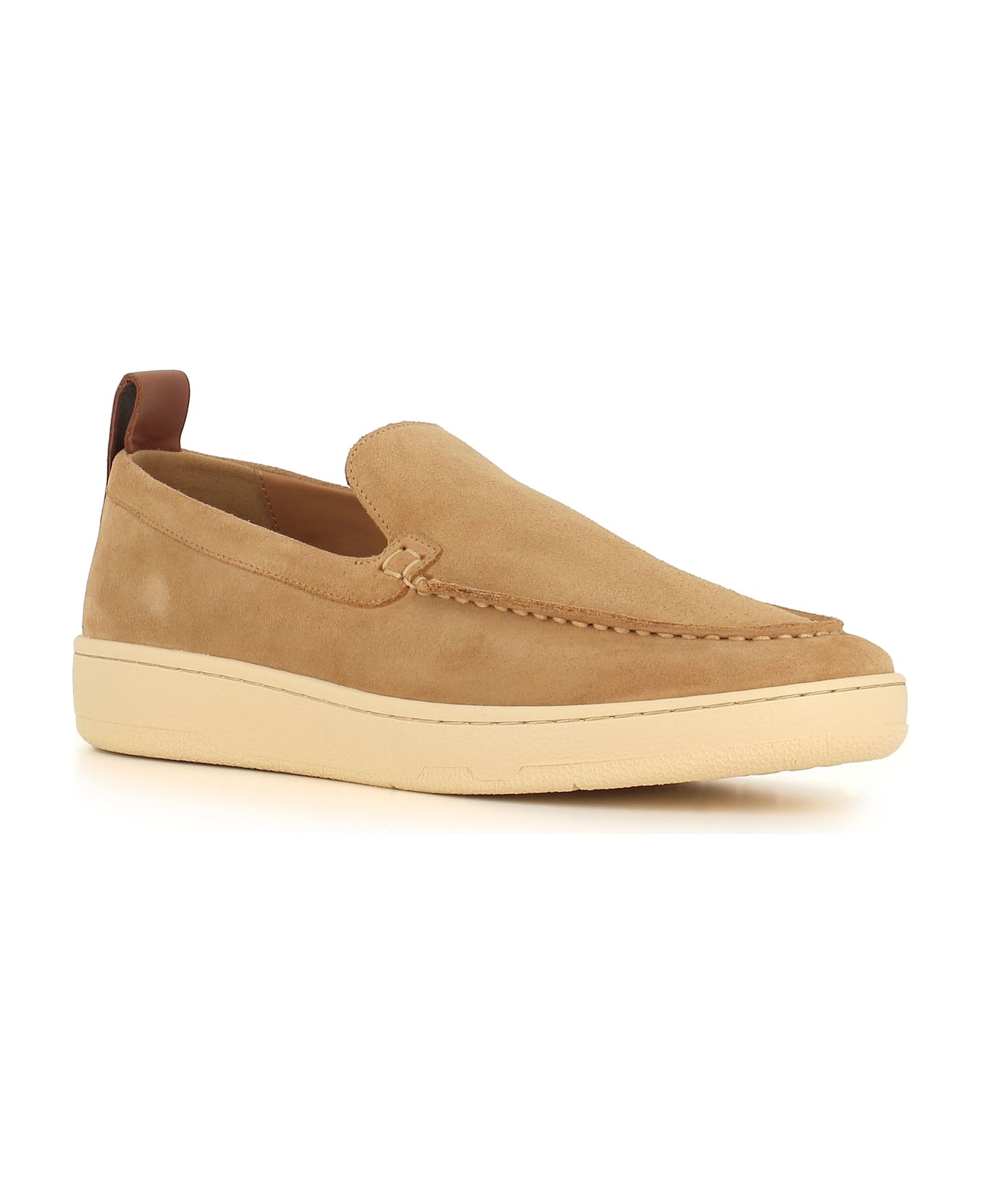 Lanvin Sneakers In Camel Suede - Beige