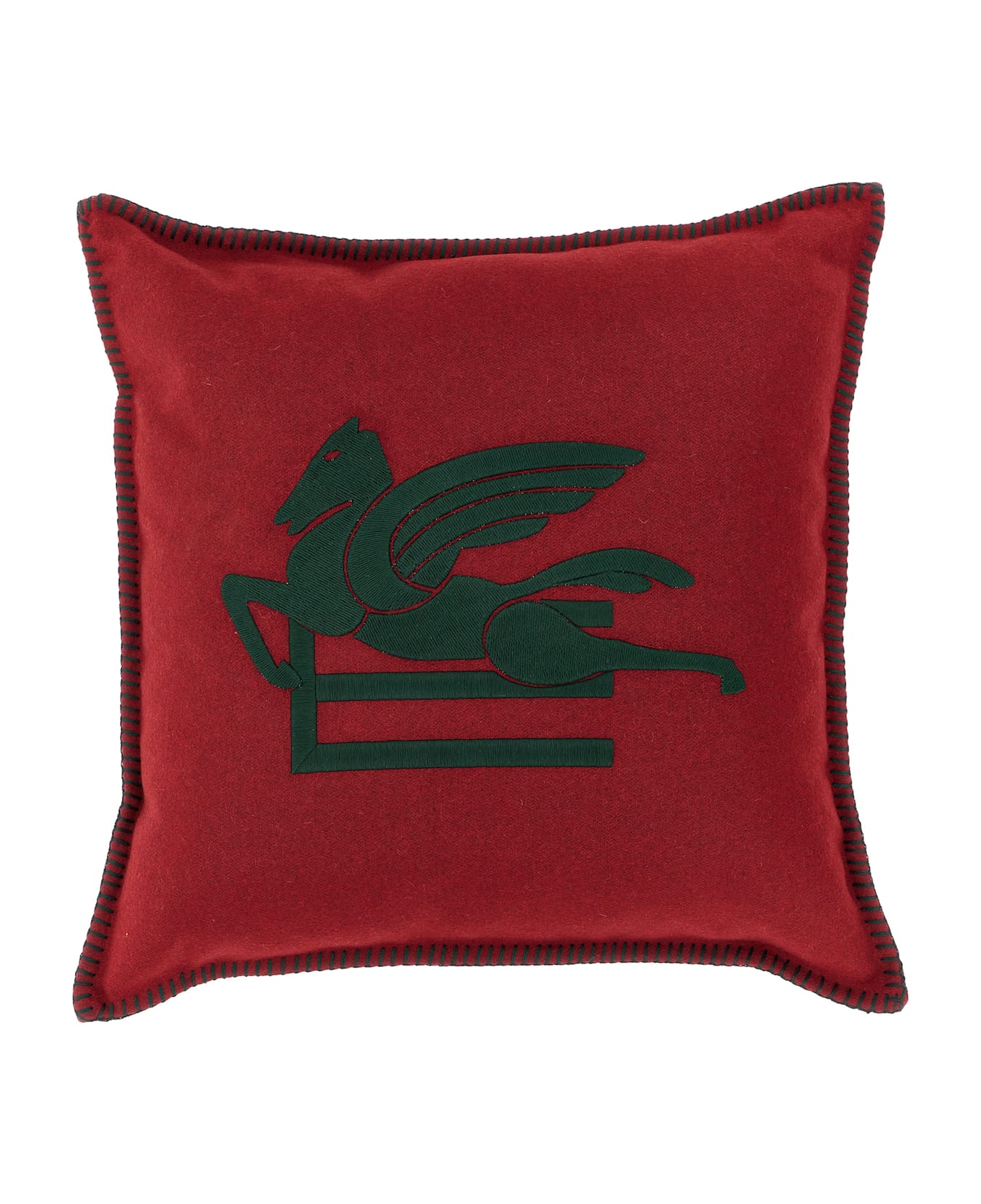 Etro 'pegaso' Cushion - Bordeaux