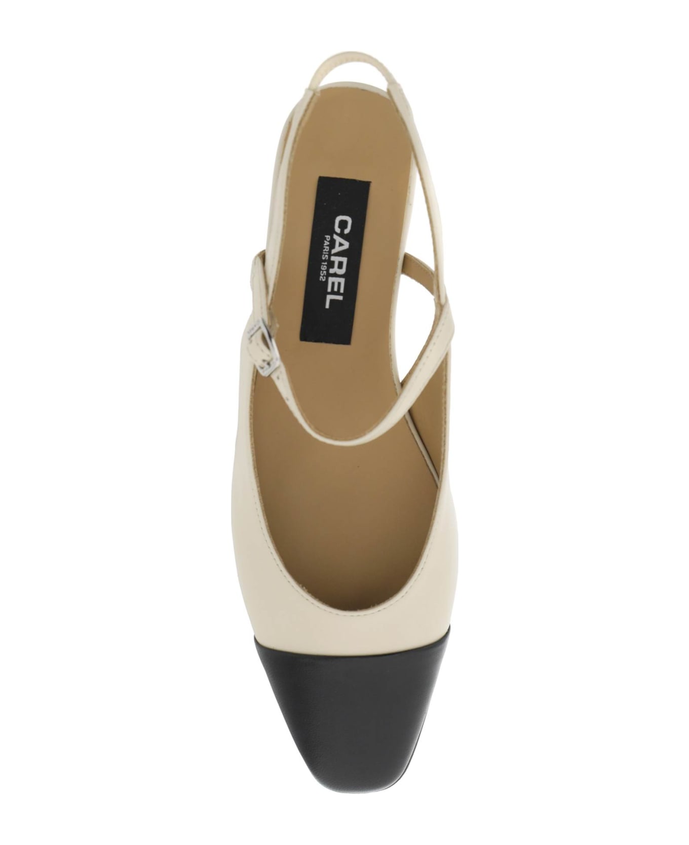 Carel Ocean Slingback - BEIGE NOIR (Beige)