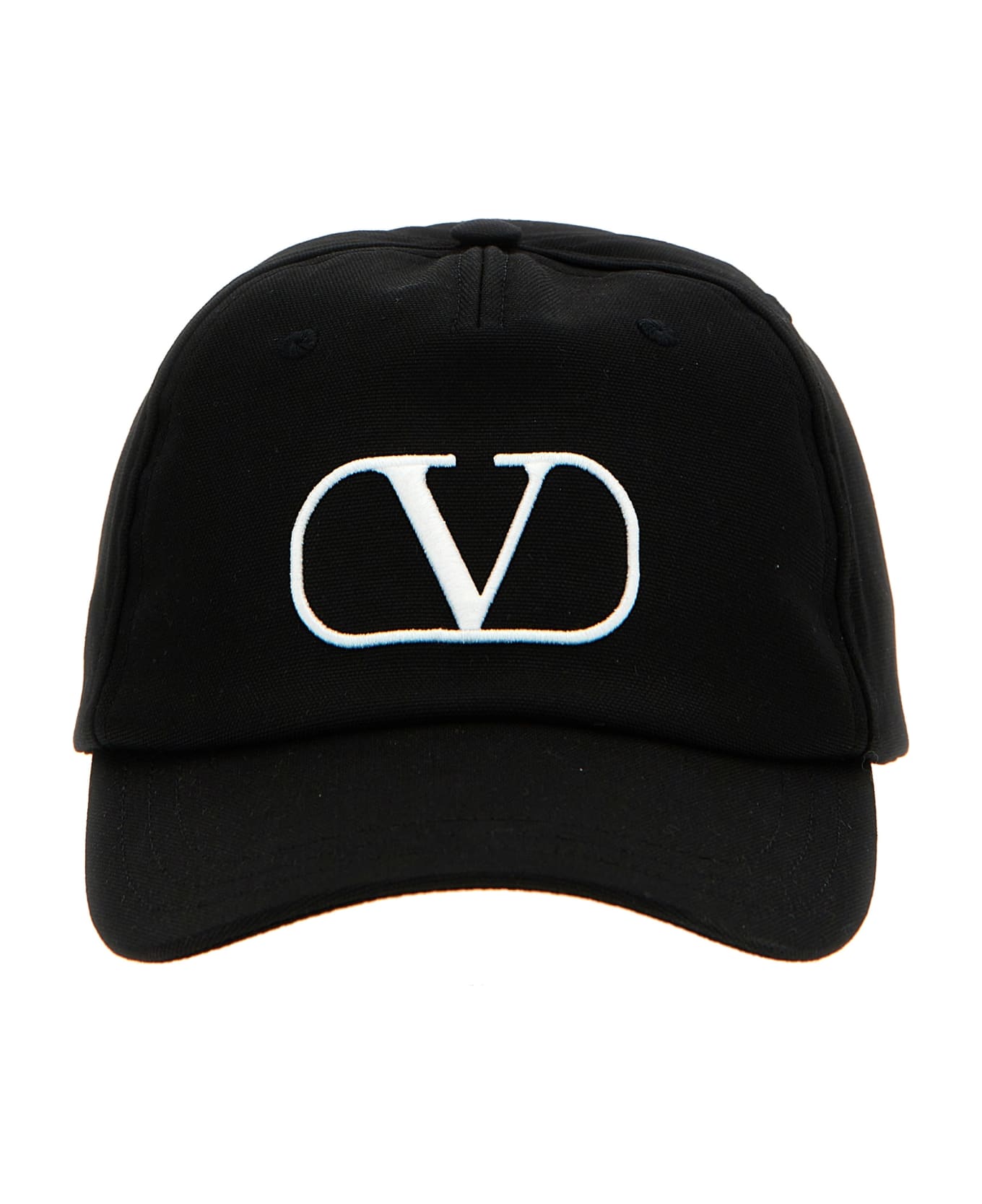 Valentino Garavani Vlogo Signature Baseball Cap - Black