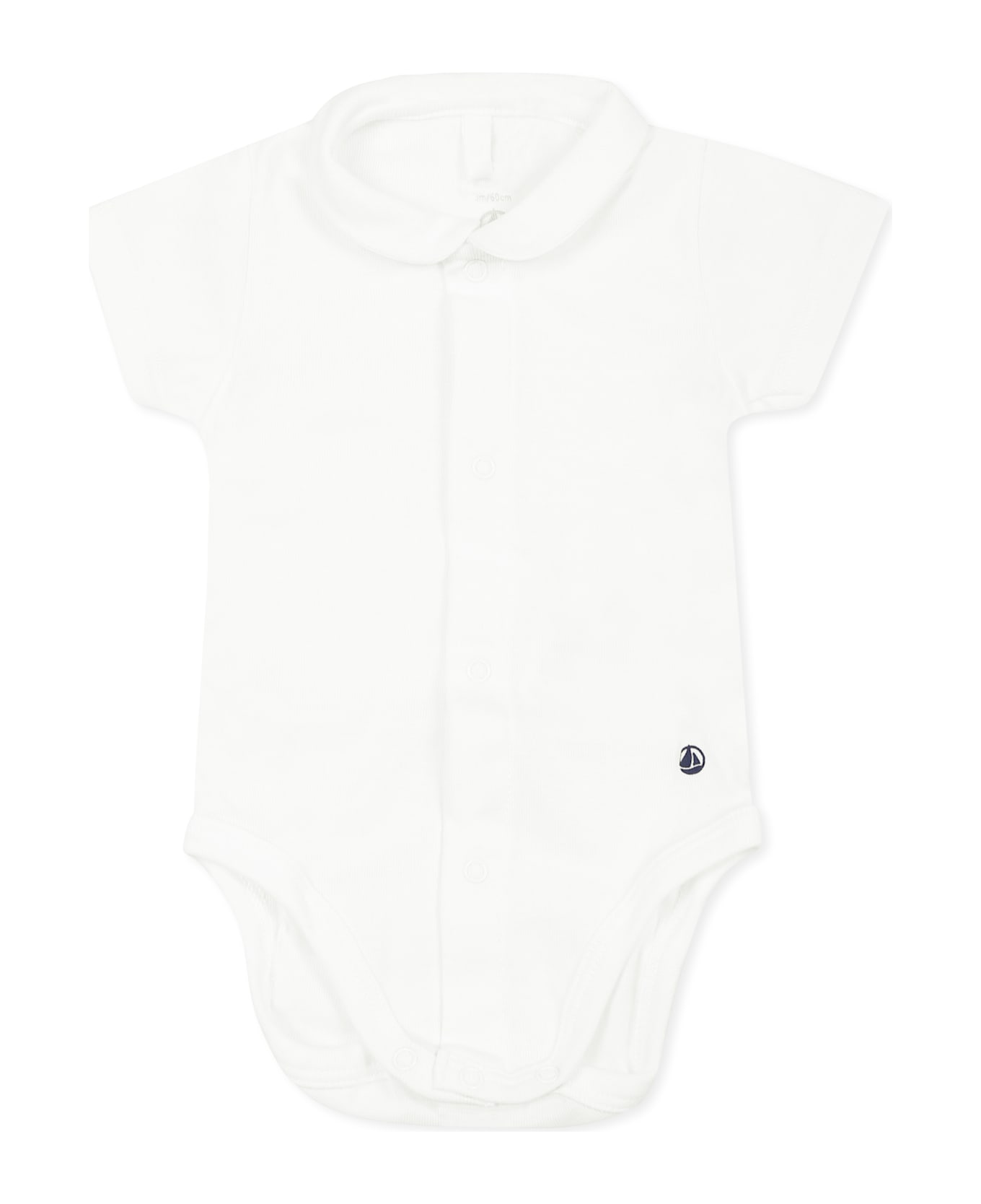 Petit Bateau White Bodysuit For Babykids - White