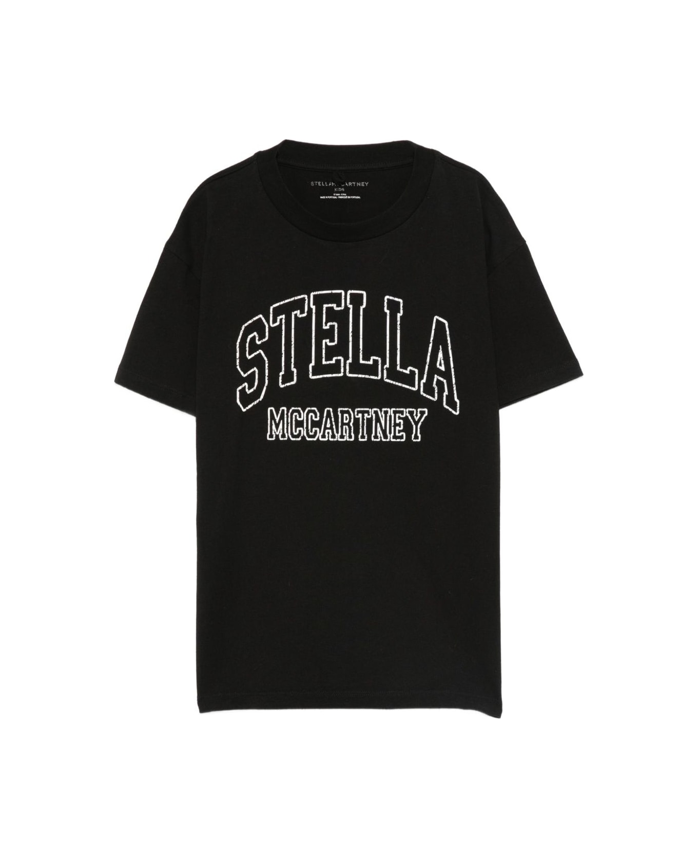 Stella McCartney Kids Logo T-shirt - Black
