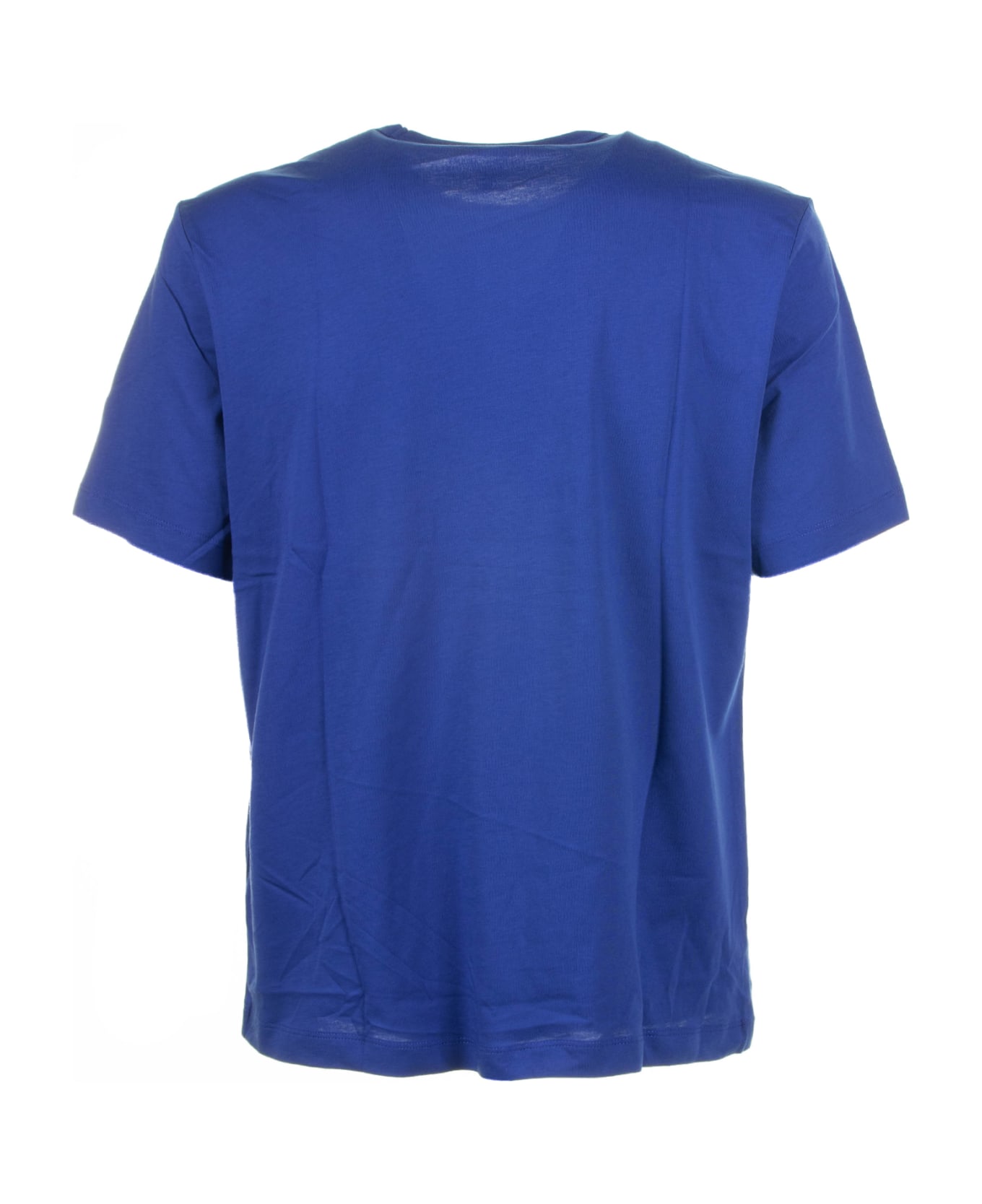 Blauer Blue Crew Neck T-shirt In Cotton - MOLTO BLU シャツ