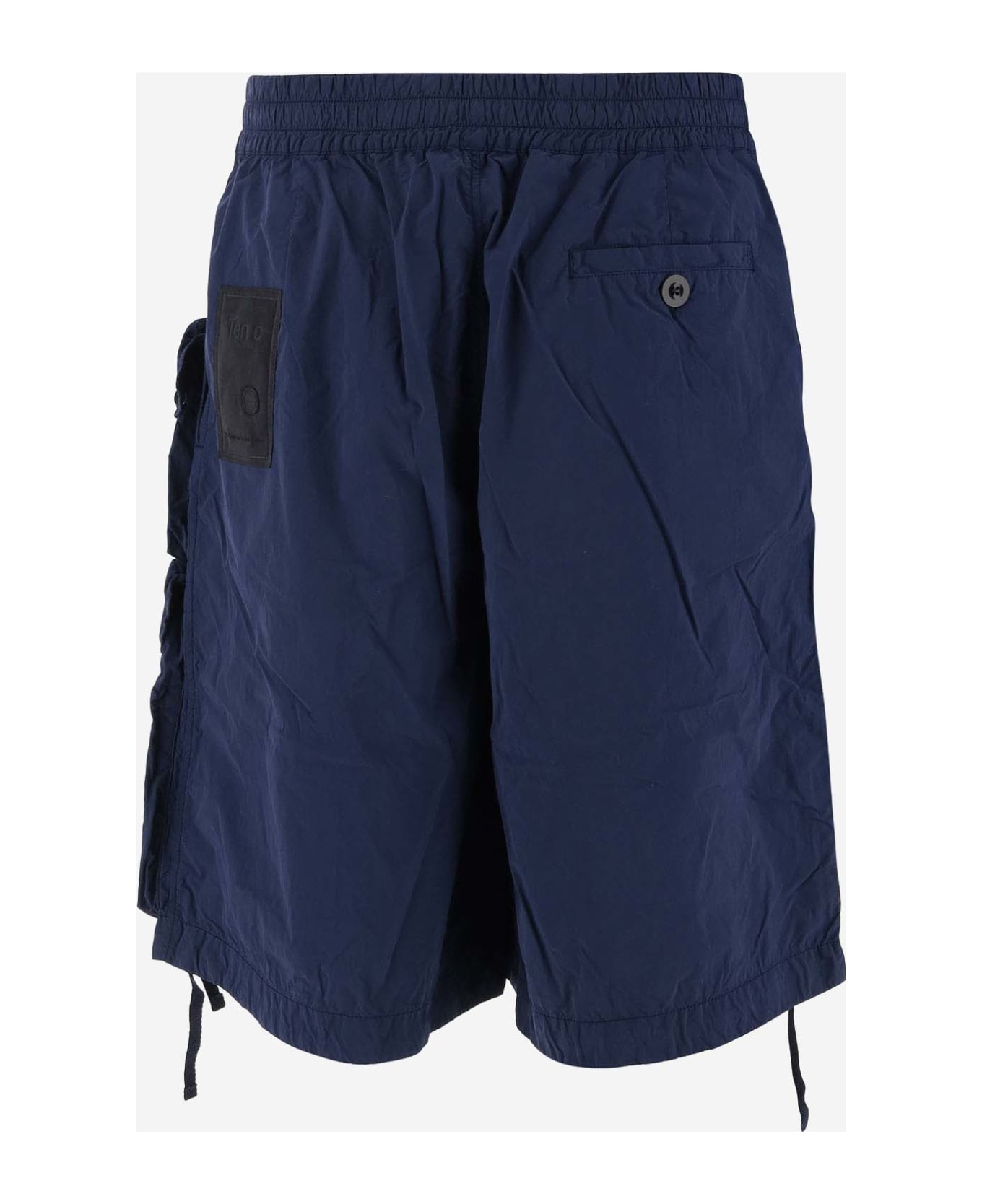 Ten C Nylon Cargo Shorts - Blue ショートパンツ