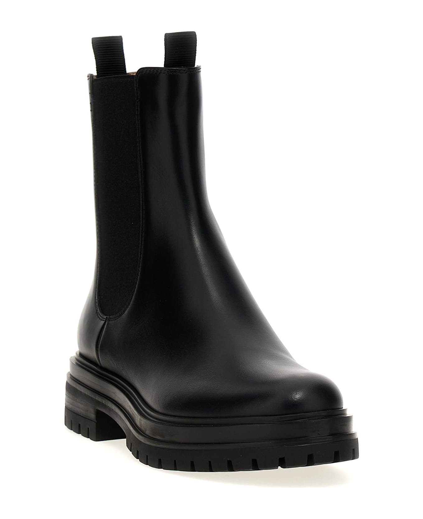 Gianvito Rossi 'chester' Beatles Boots - Black  