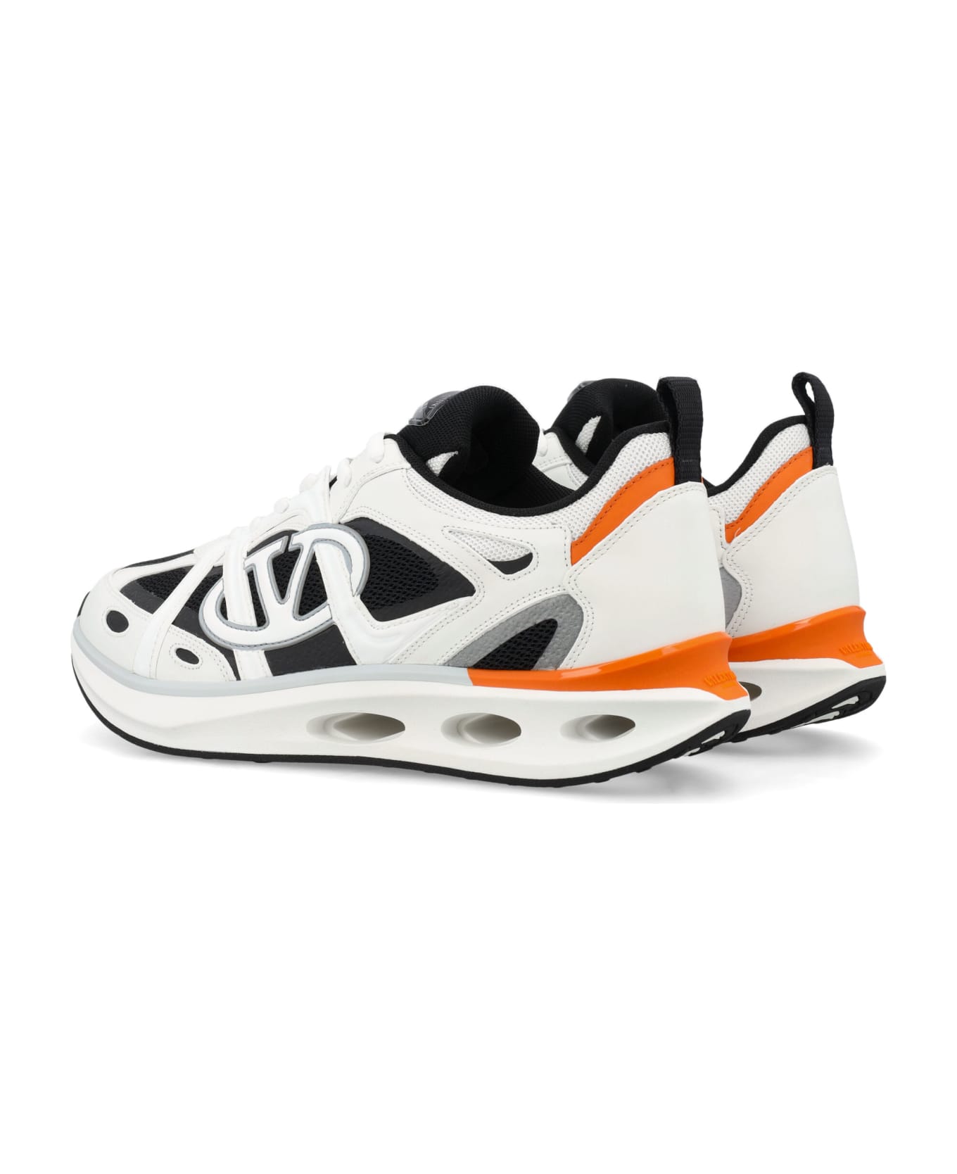 Valentino Garavani Vlogo Easyjog Sneakers - BIANCO ORANGE BLUE