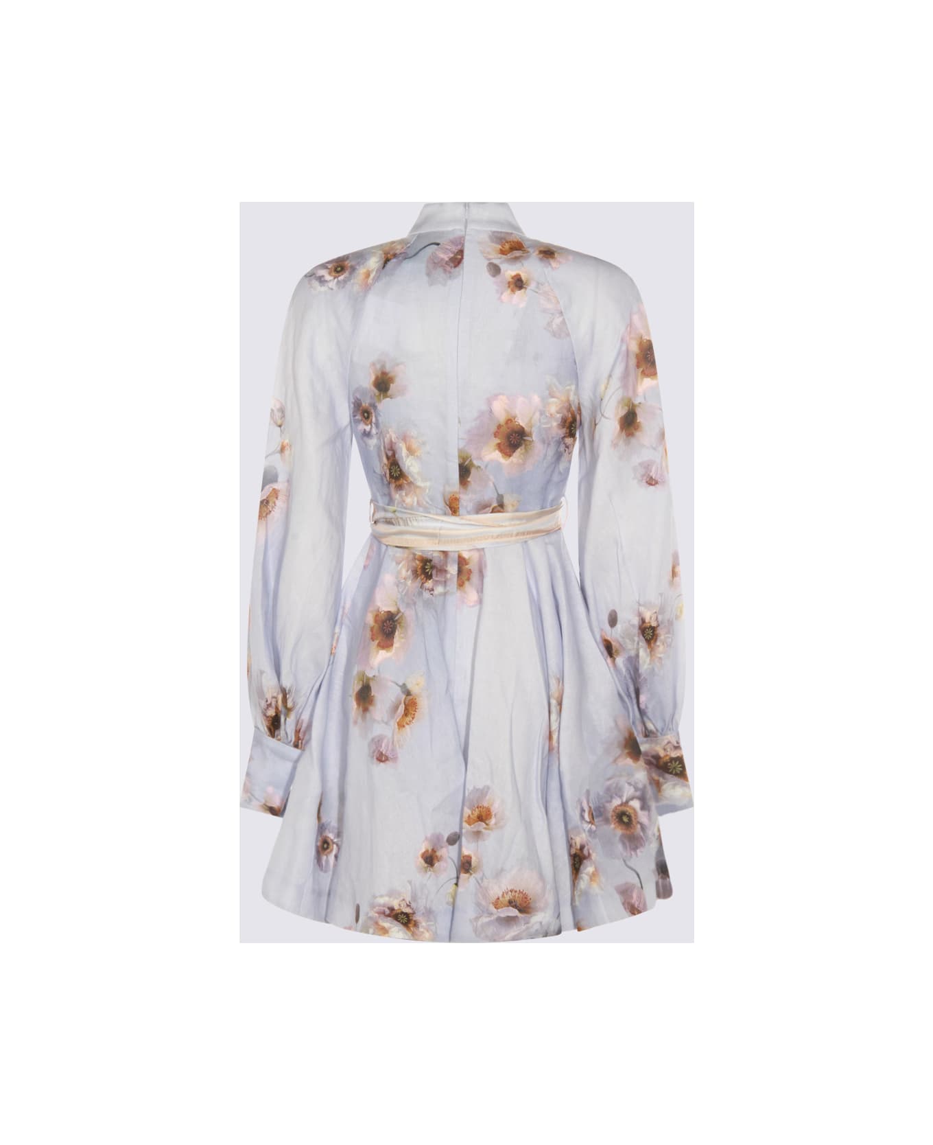 Zimmermann Lilac Cotton Mini Dress - LILAC POPPY