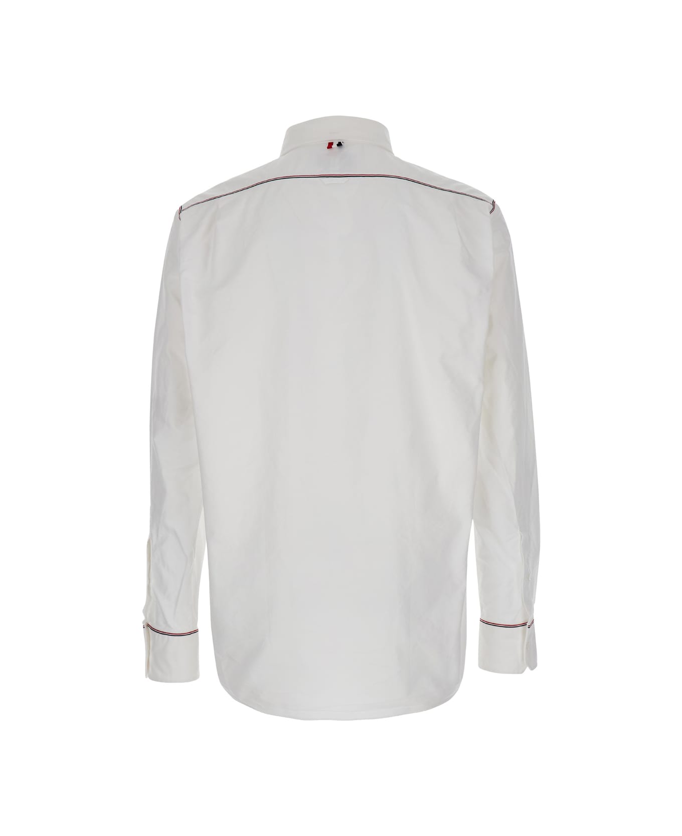 Thom Browne Oxford Framing Shirt - White