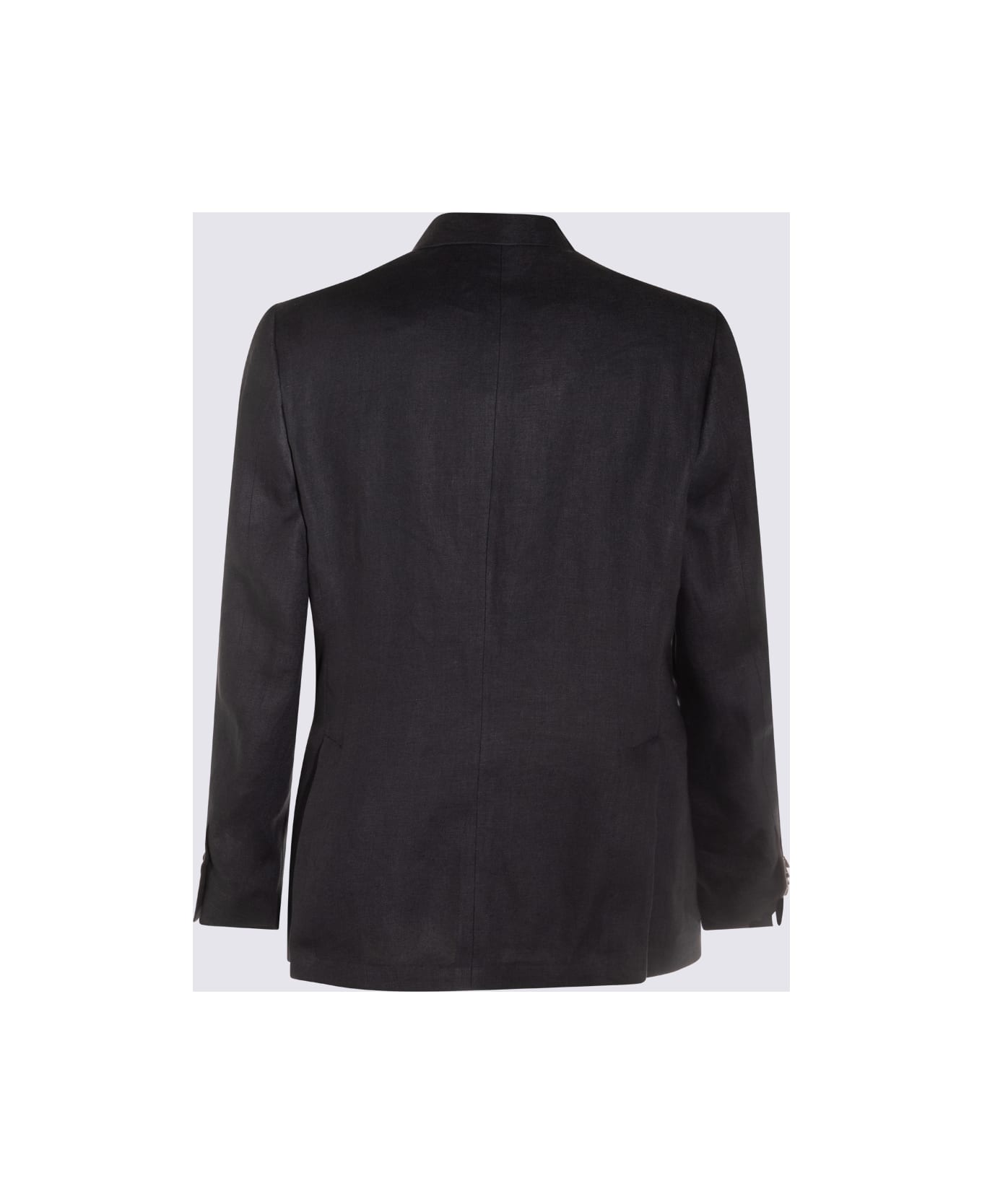 Lardini Grey Linen Suits - Grey