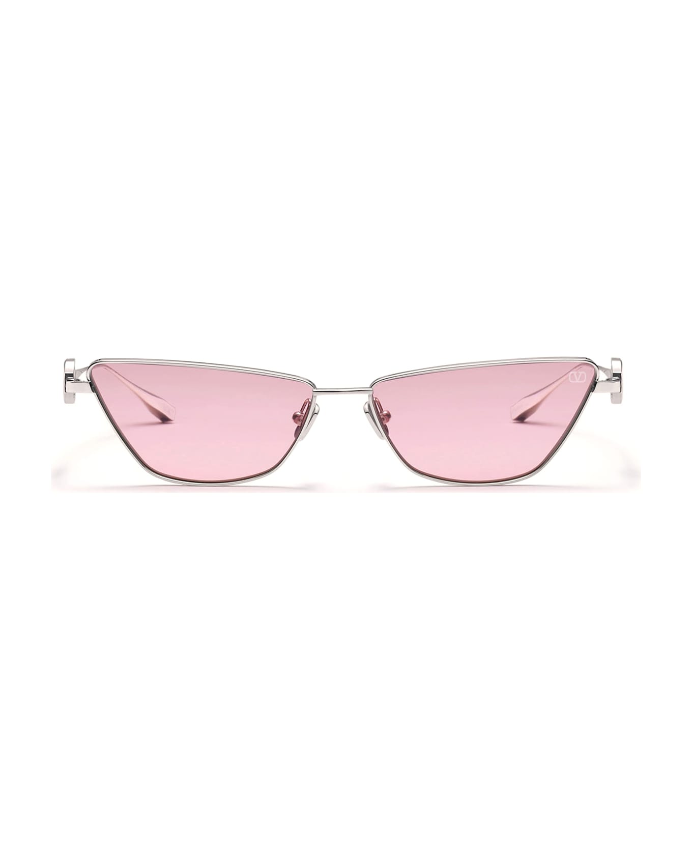 Valentino Eyewear Vlogo Sign - Silver Sunglasses - Silver