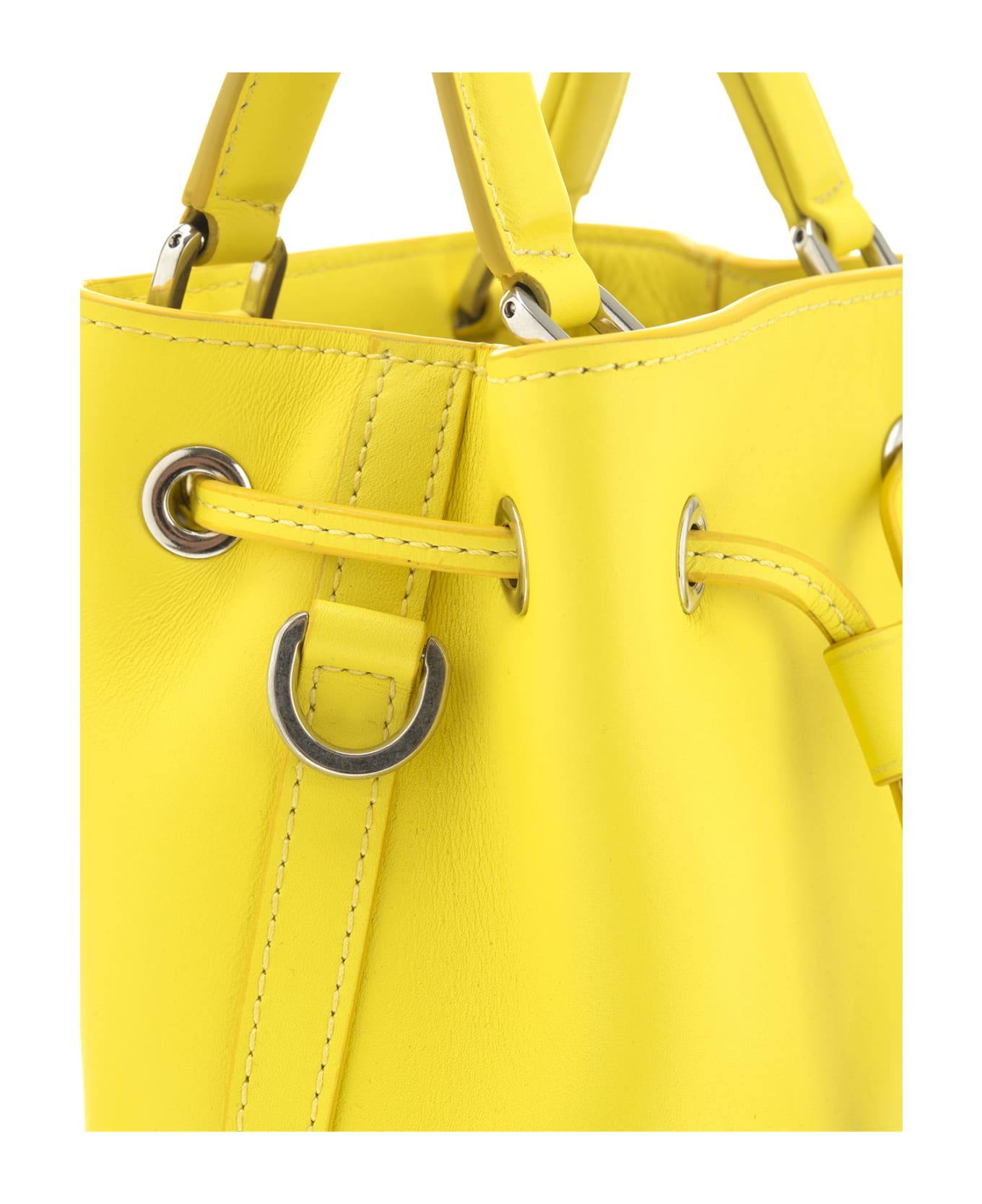 Au Départ Yellow Petite Dauphine Bag