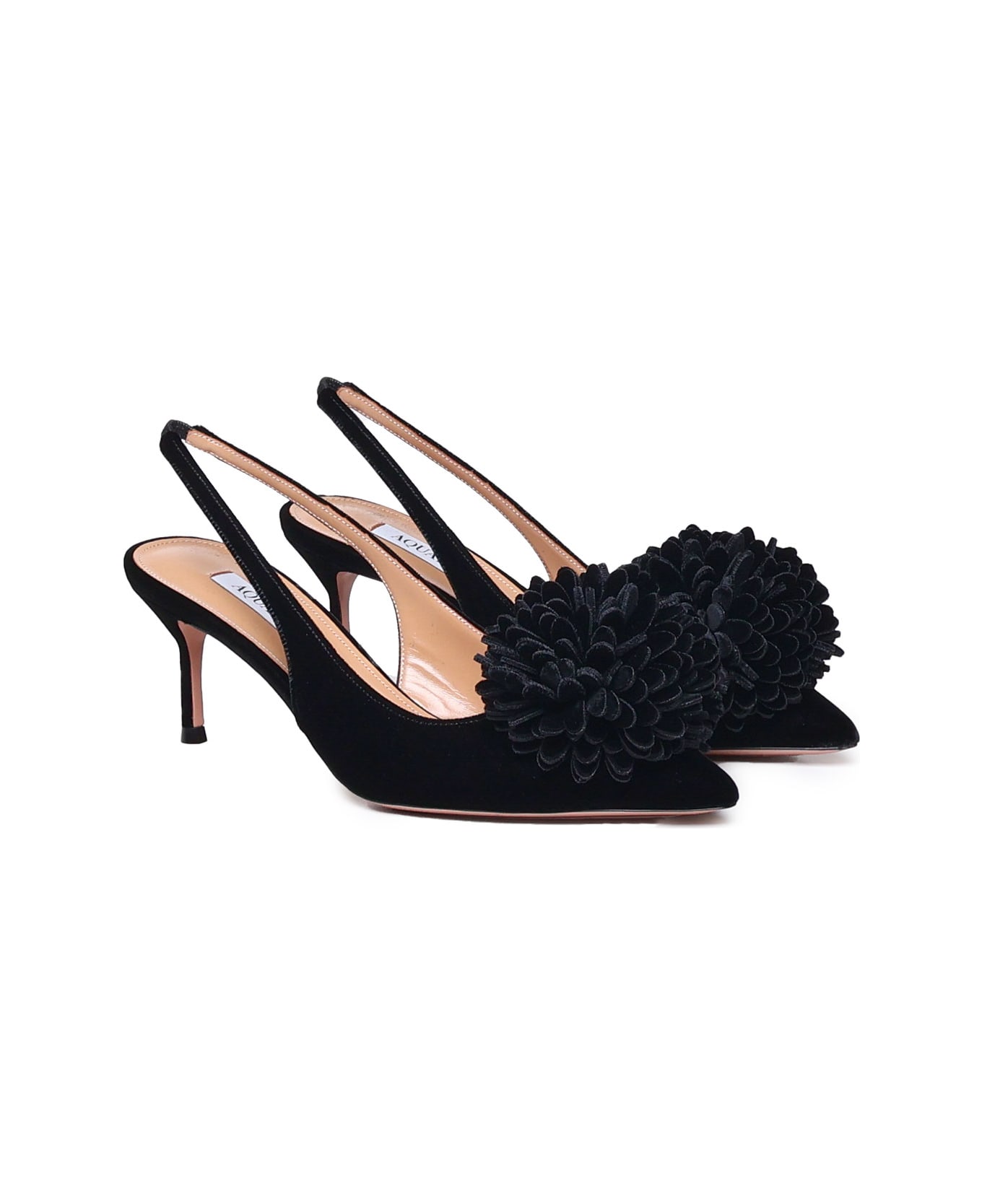 Aquazzura Slingback Couturier - Black ハイヒール