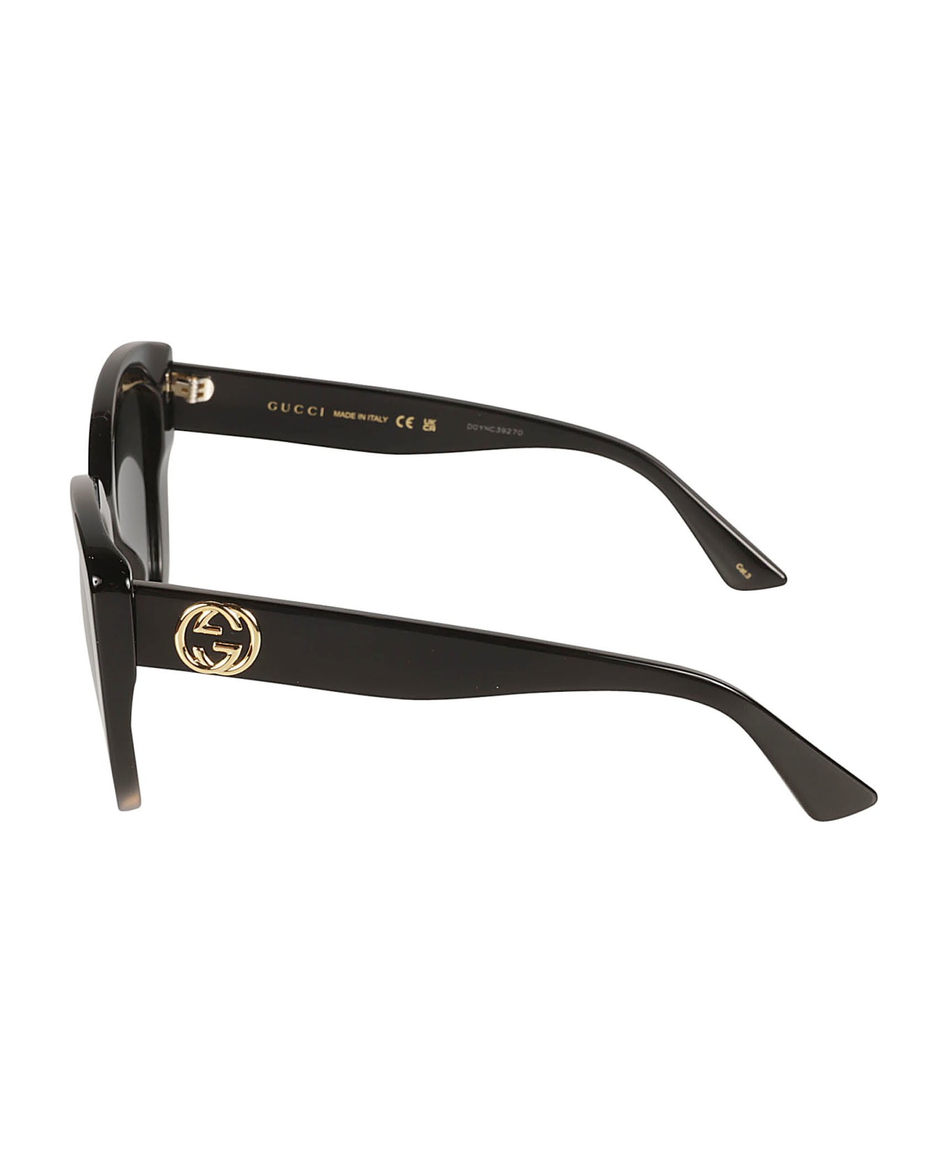 Gucci Eyewear Cat-eye Sunglasses - Black/Grey